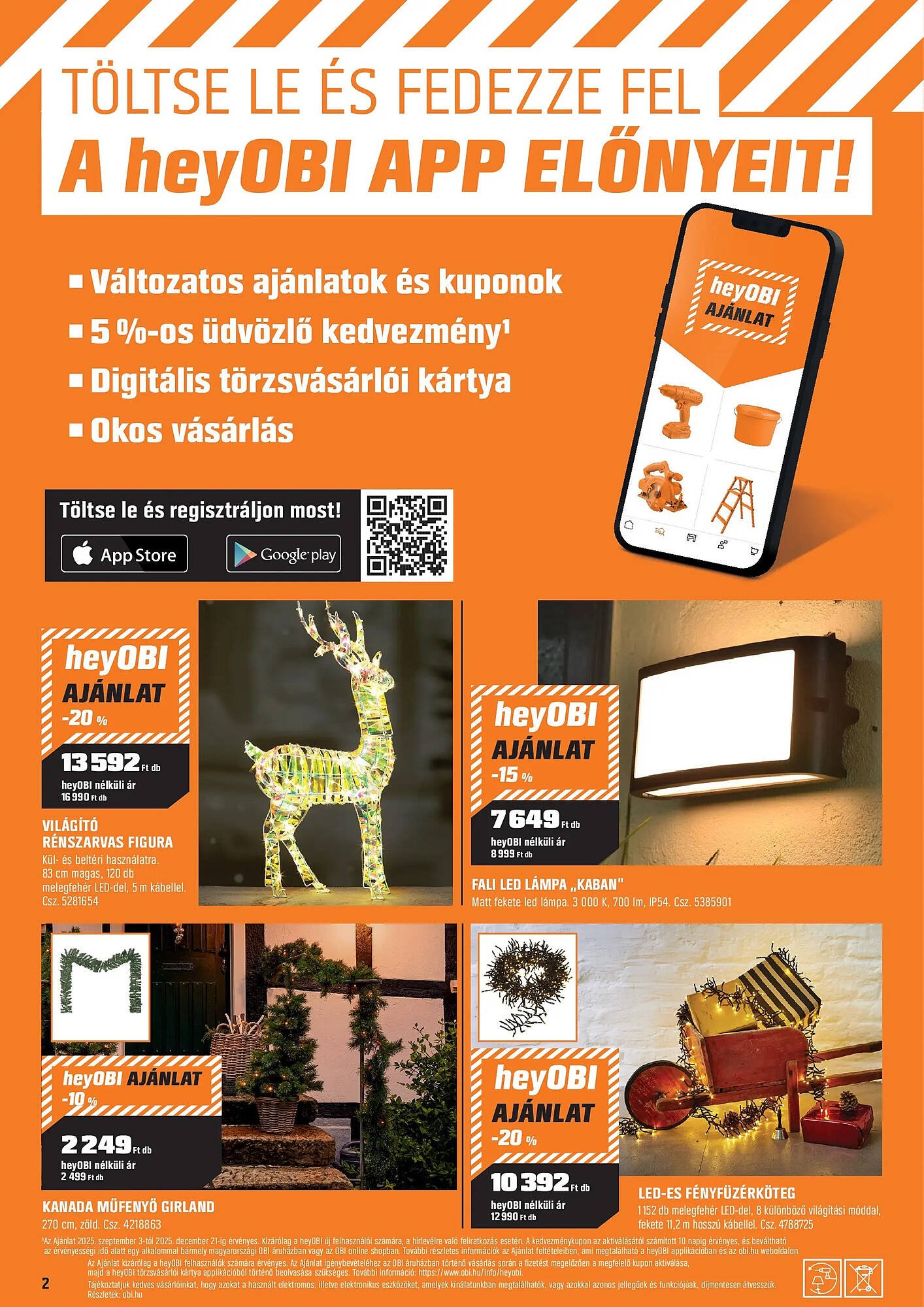 OBI akciós újság (2025-11-04 - 2025-11-30)