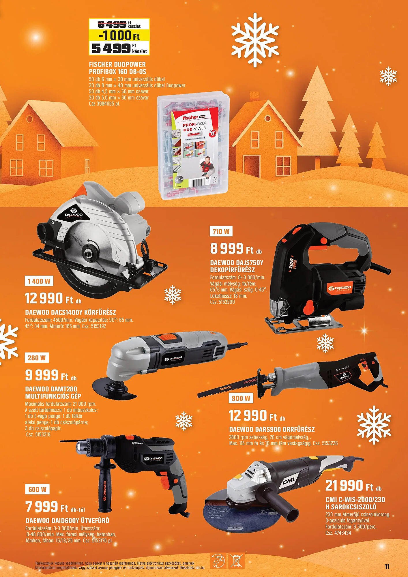 OBI akciós újság (2025-11-04 - 2025-11-30)