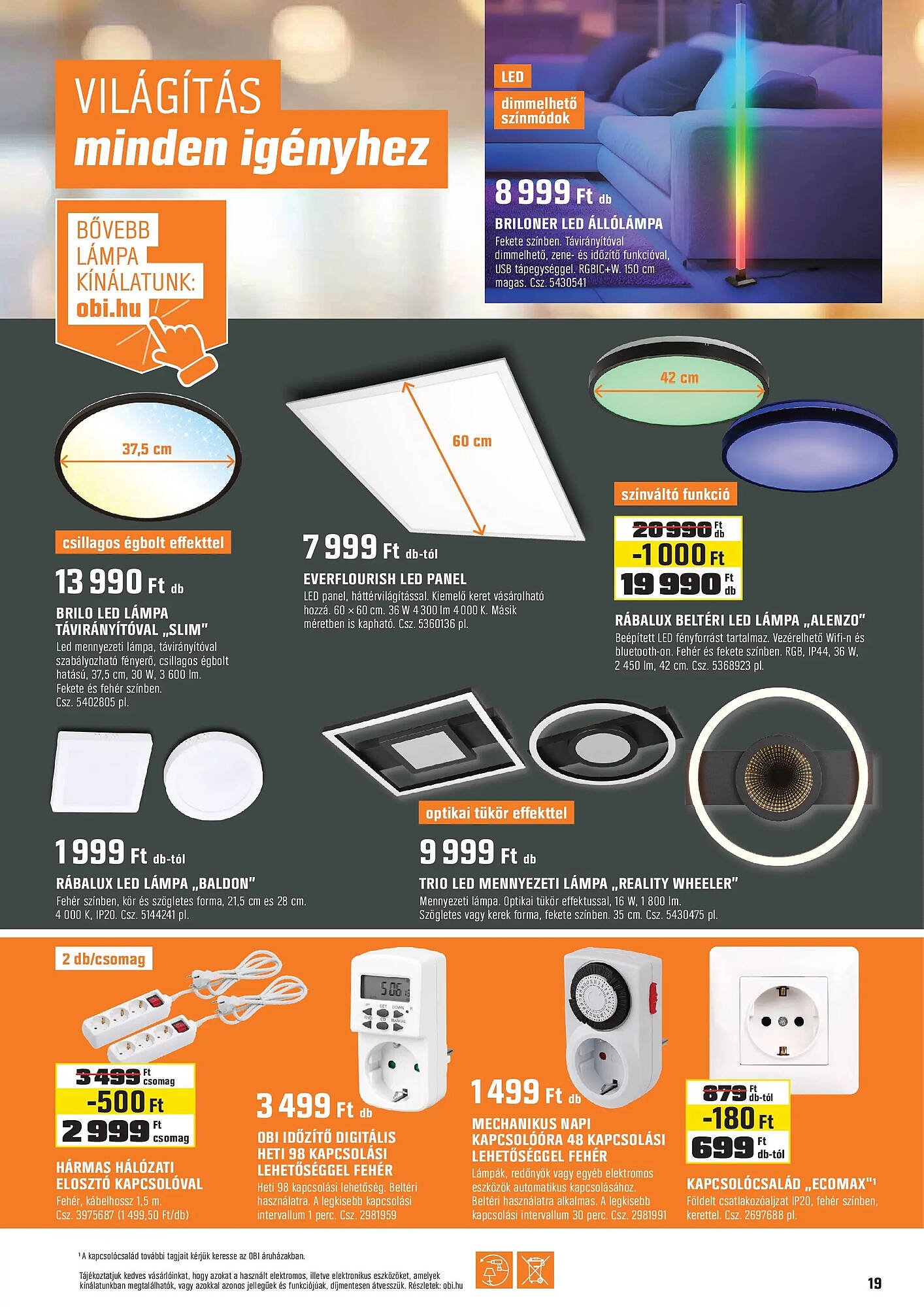 OBI akciós újság (2025-11-04 - 2025-11-30)