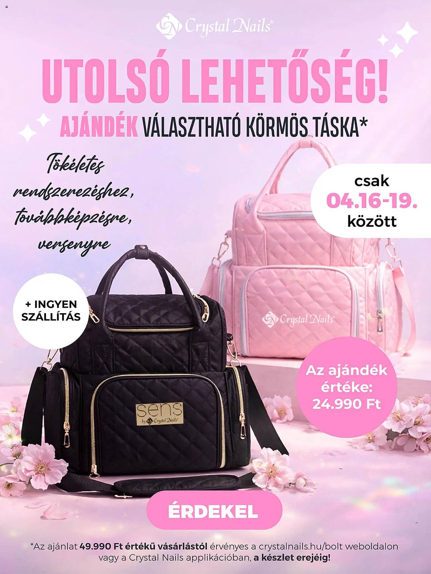 Crystal Nails akciós újság (2026-04-16 - 2026-04-19)