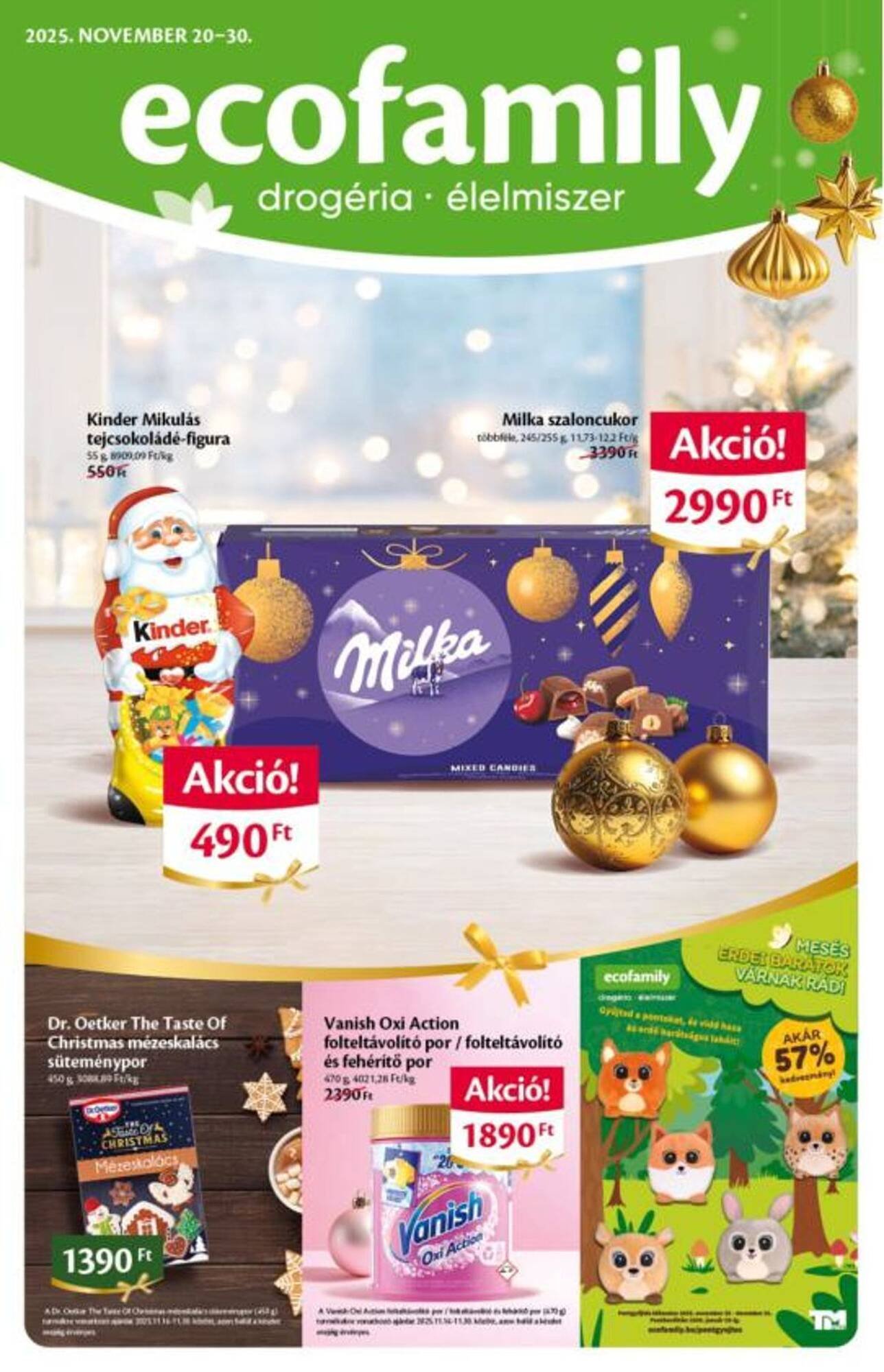 EcoFamily akciós újság (2025-11-20 - 2025-11-30)