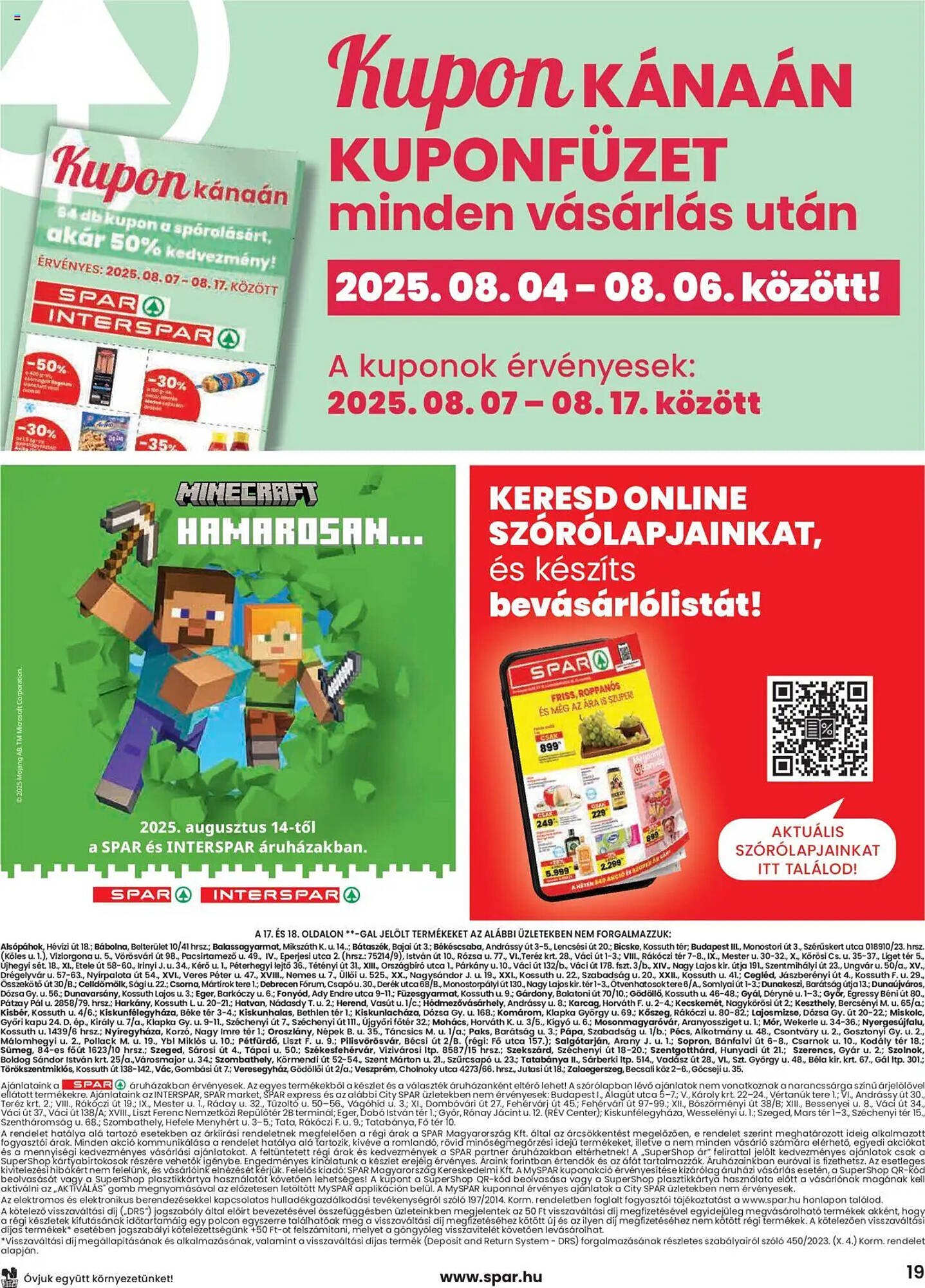 Spar akciós újság (2025-07-31 - 2025-08-06)