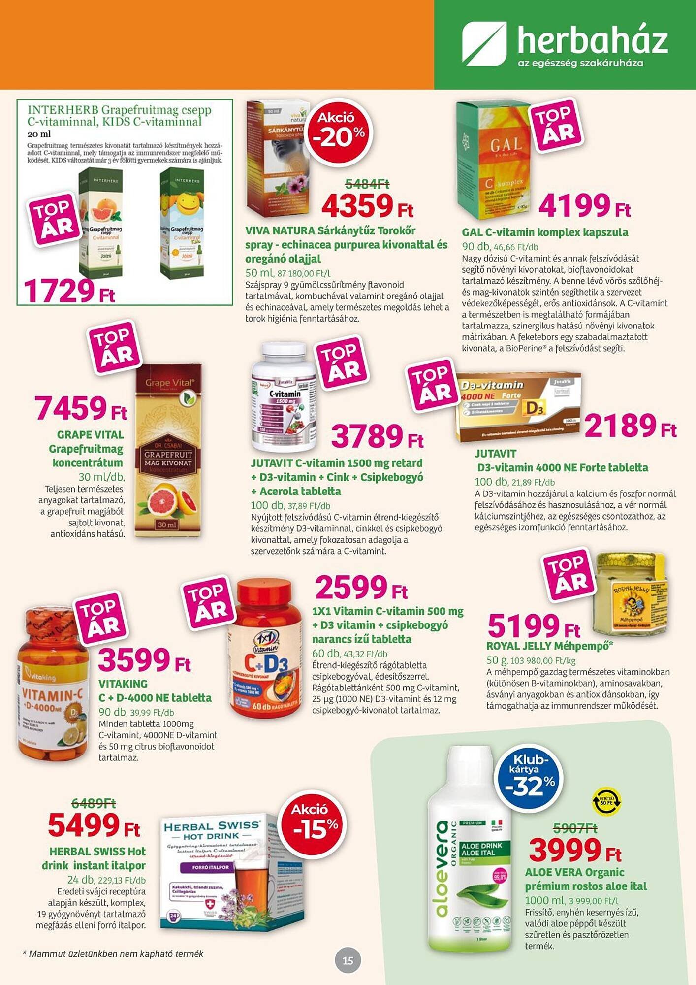 Herbaház akciós újság (2026-01-05 - 2026-02-01)