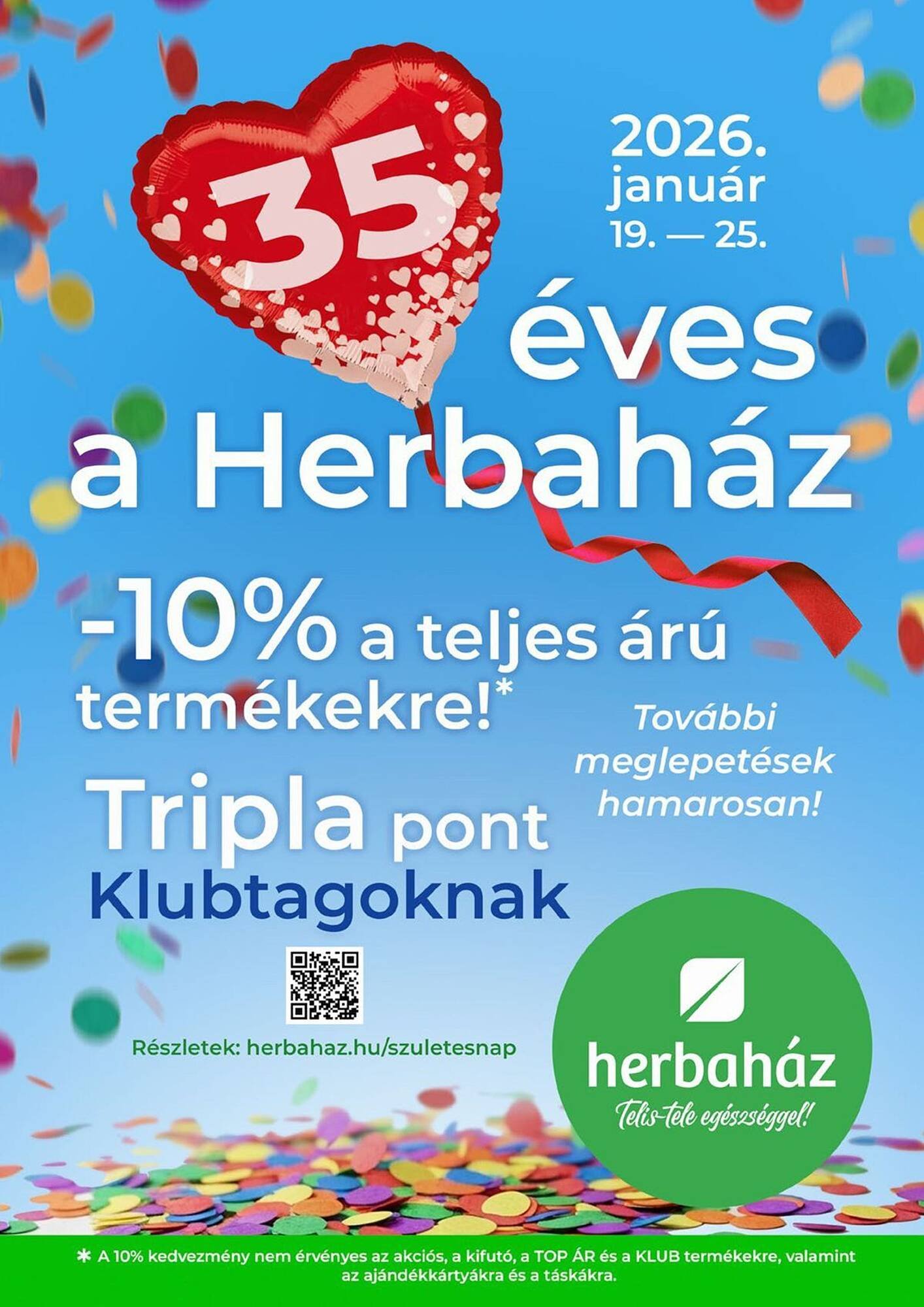 Herbaház akciós újság (2026-01-05 - 2026-02-01)