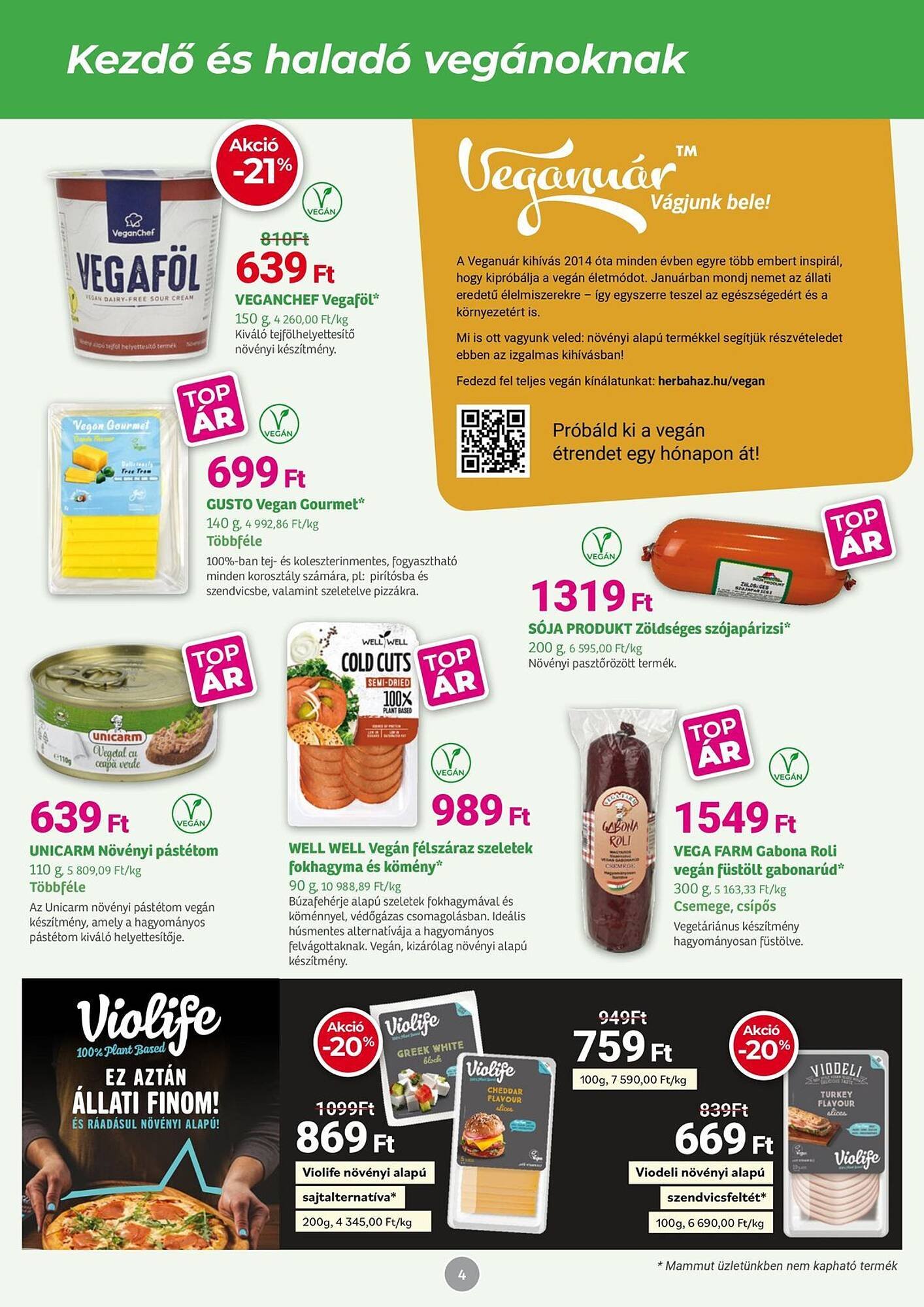 Herbaház akciós újság (2026-01-05 - 2026-02-01)