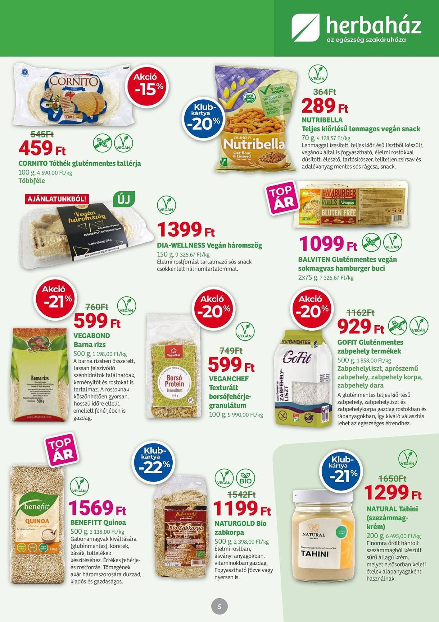 Herbaház akciós újság (2026-01-05 - 2026-02-01)