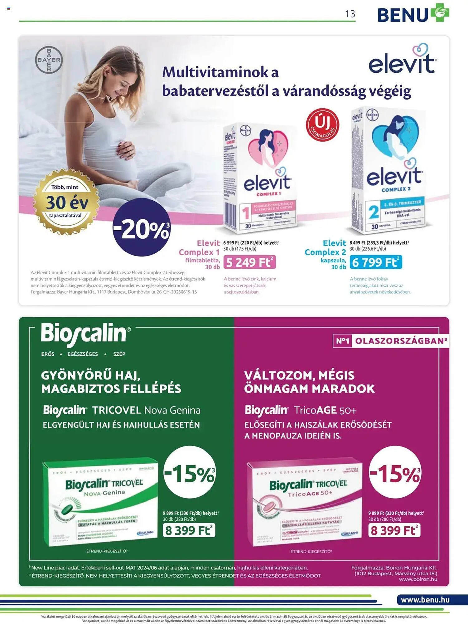 Benu Gyógyszertárak akciós újság (2025-08-01 - 2025-08-31)