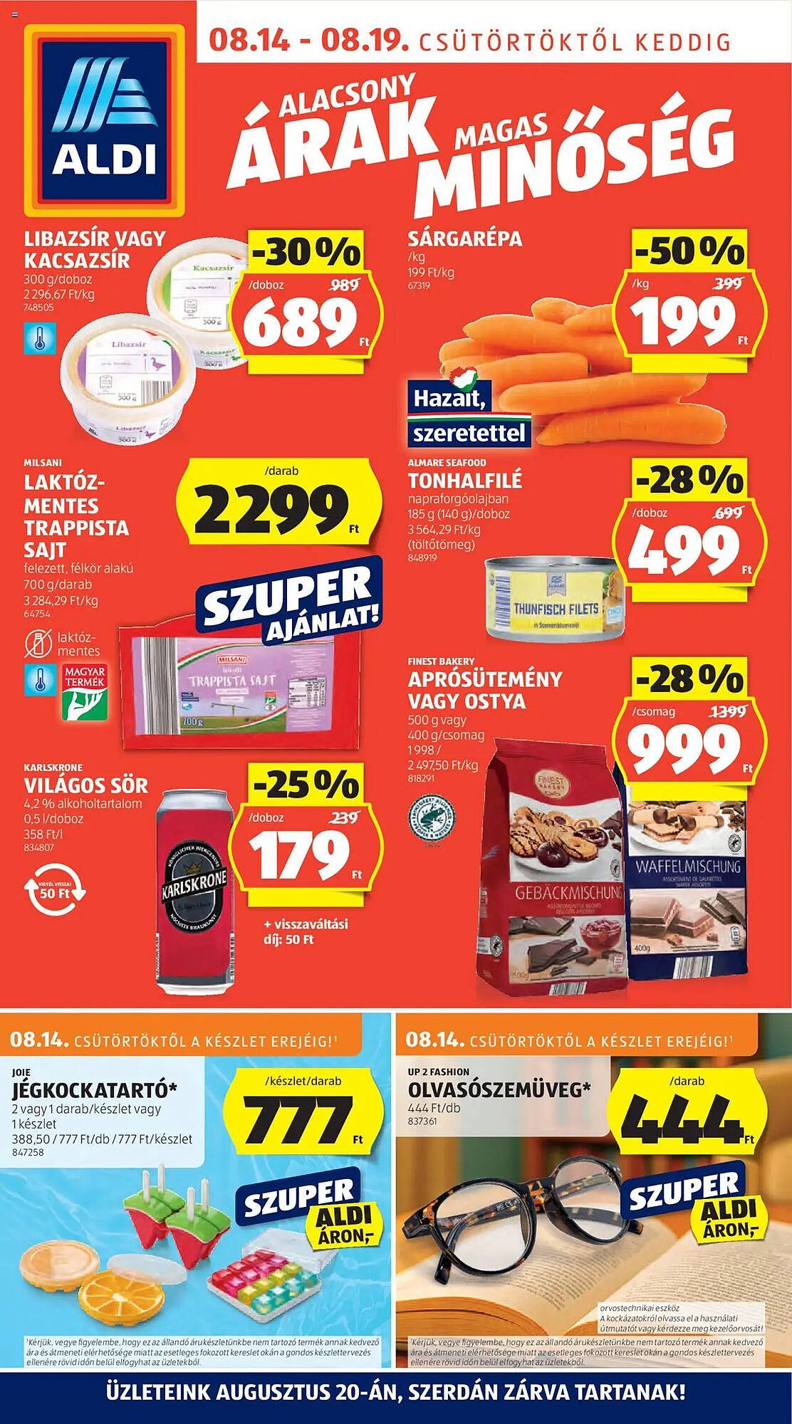ALDI akciós újság (2025-08-14 - 2025-08-19)