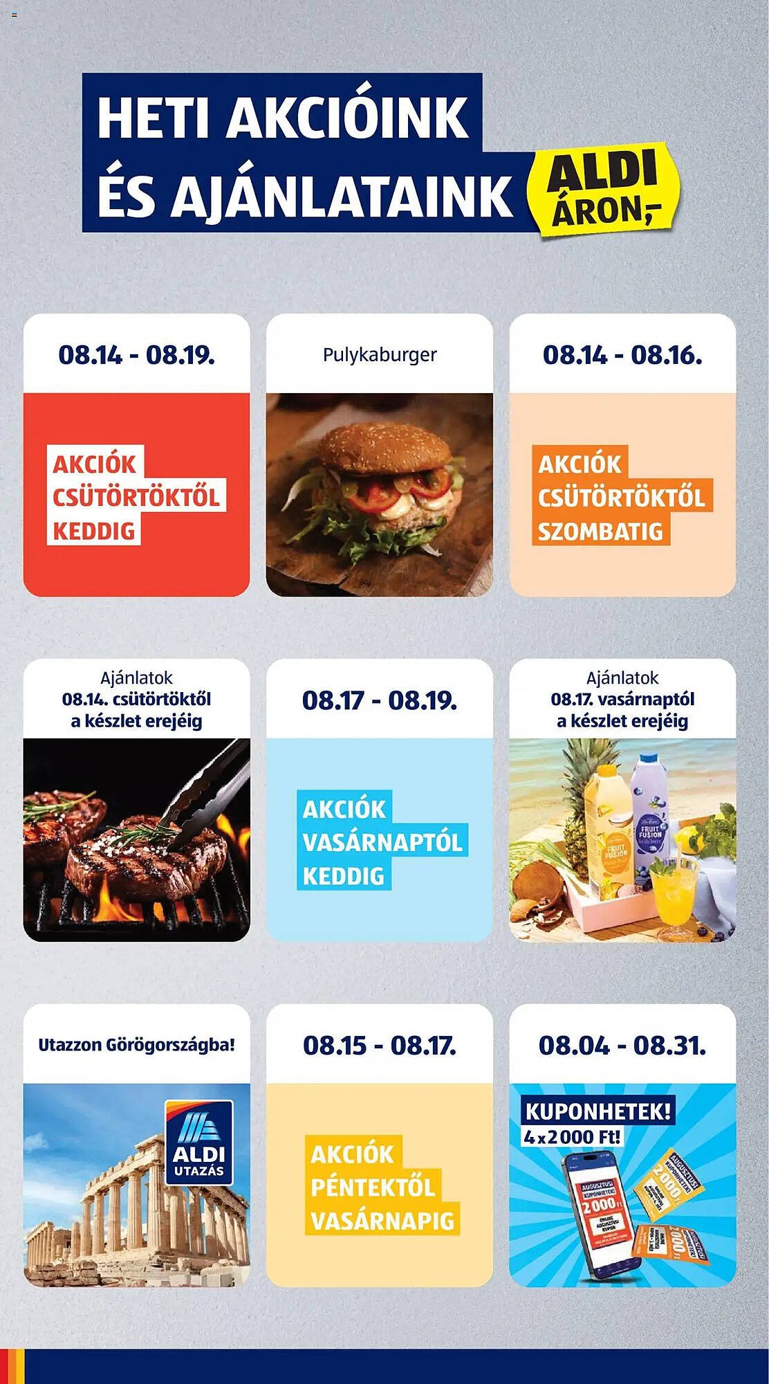 ALDI akciós újság (2025-08-14 - 2025-08-19)