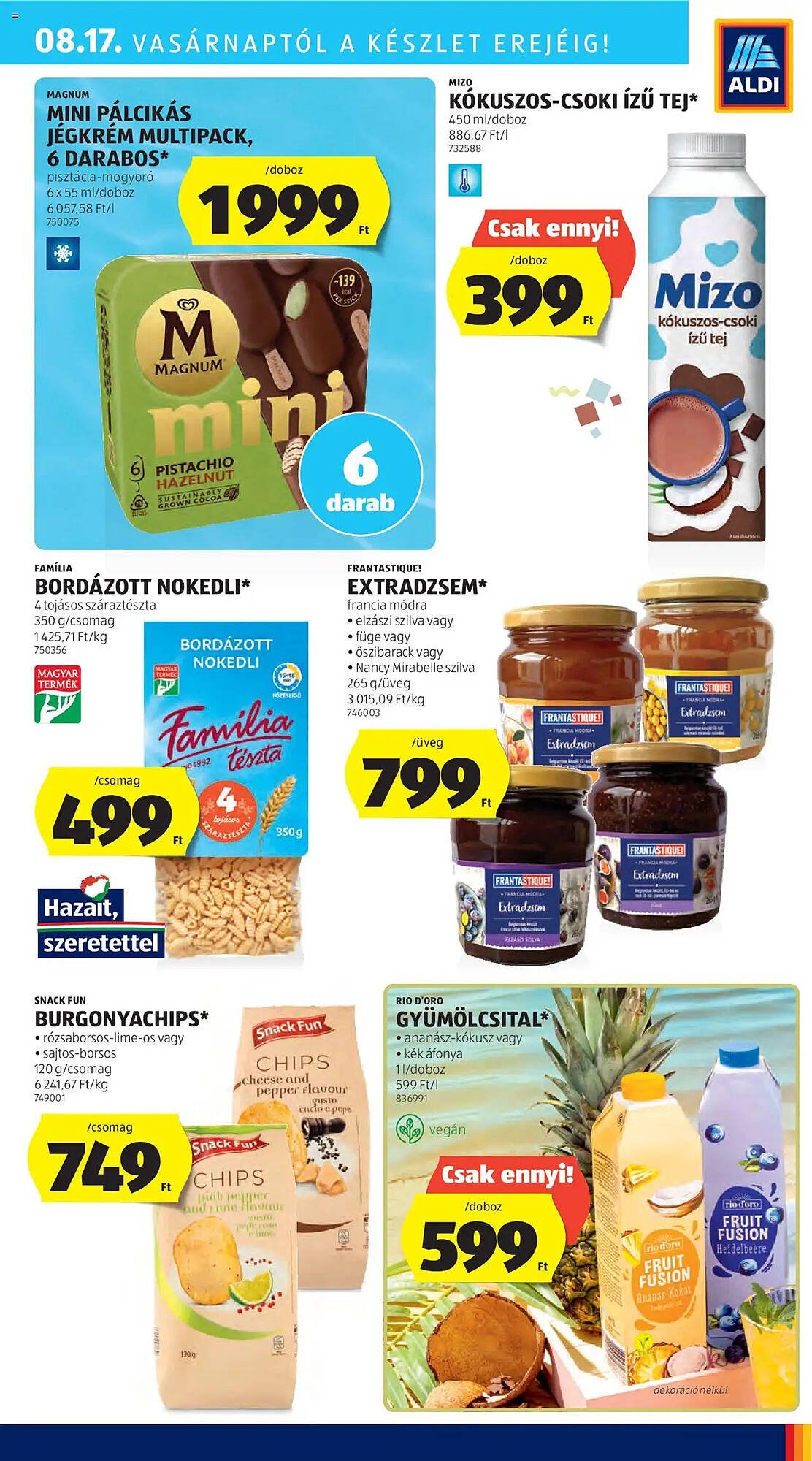 ALDI akciós újság (2025-08-14 - 2025-08-19)