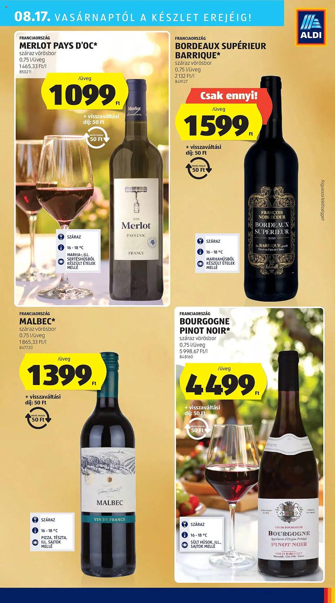 ALDI akciós újság (2025-08-14 - 2025-08-19)
