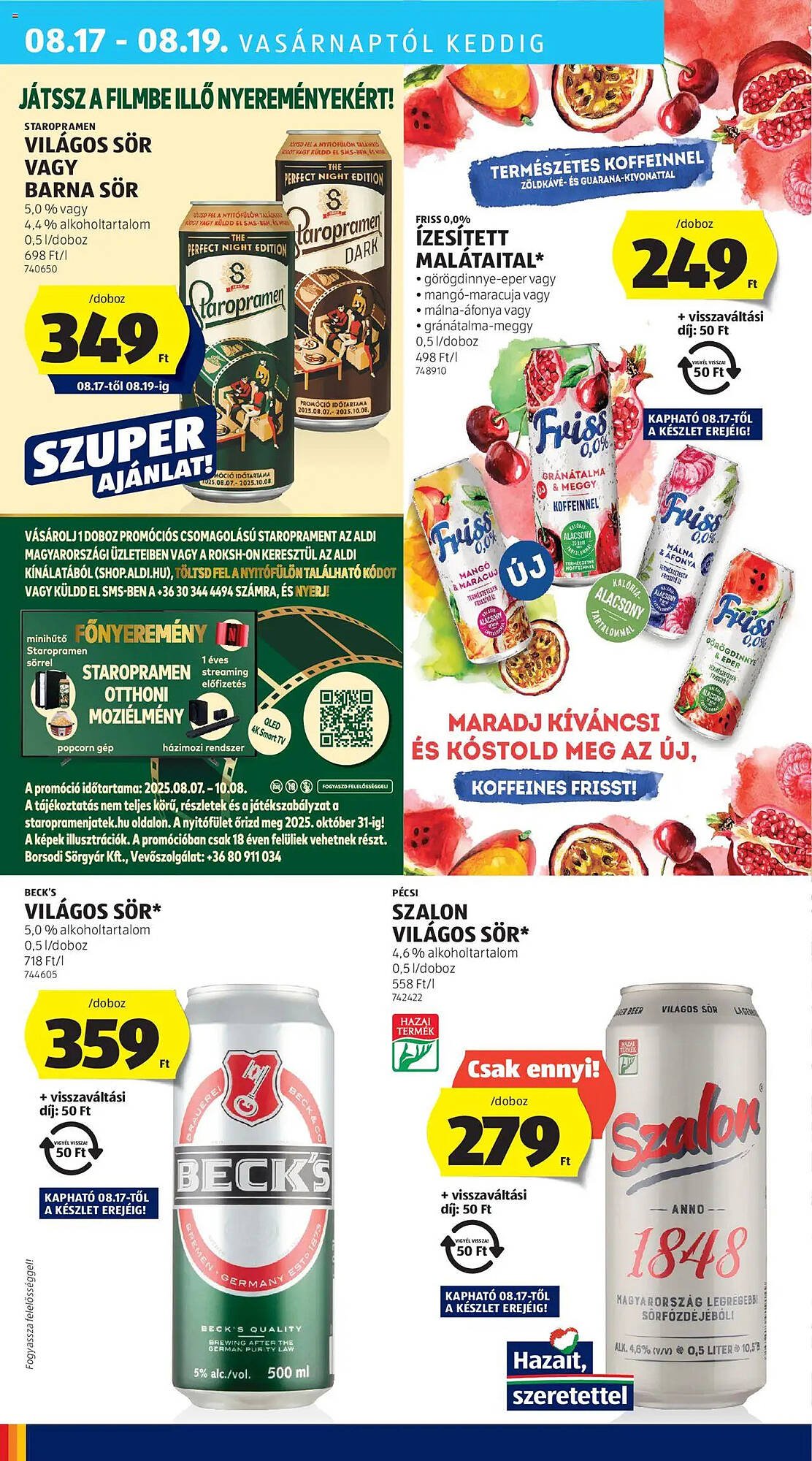 ALDI akciós újság (2025-08-14 - 2025-08-19)