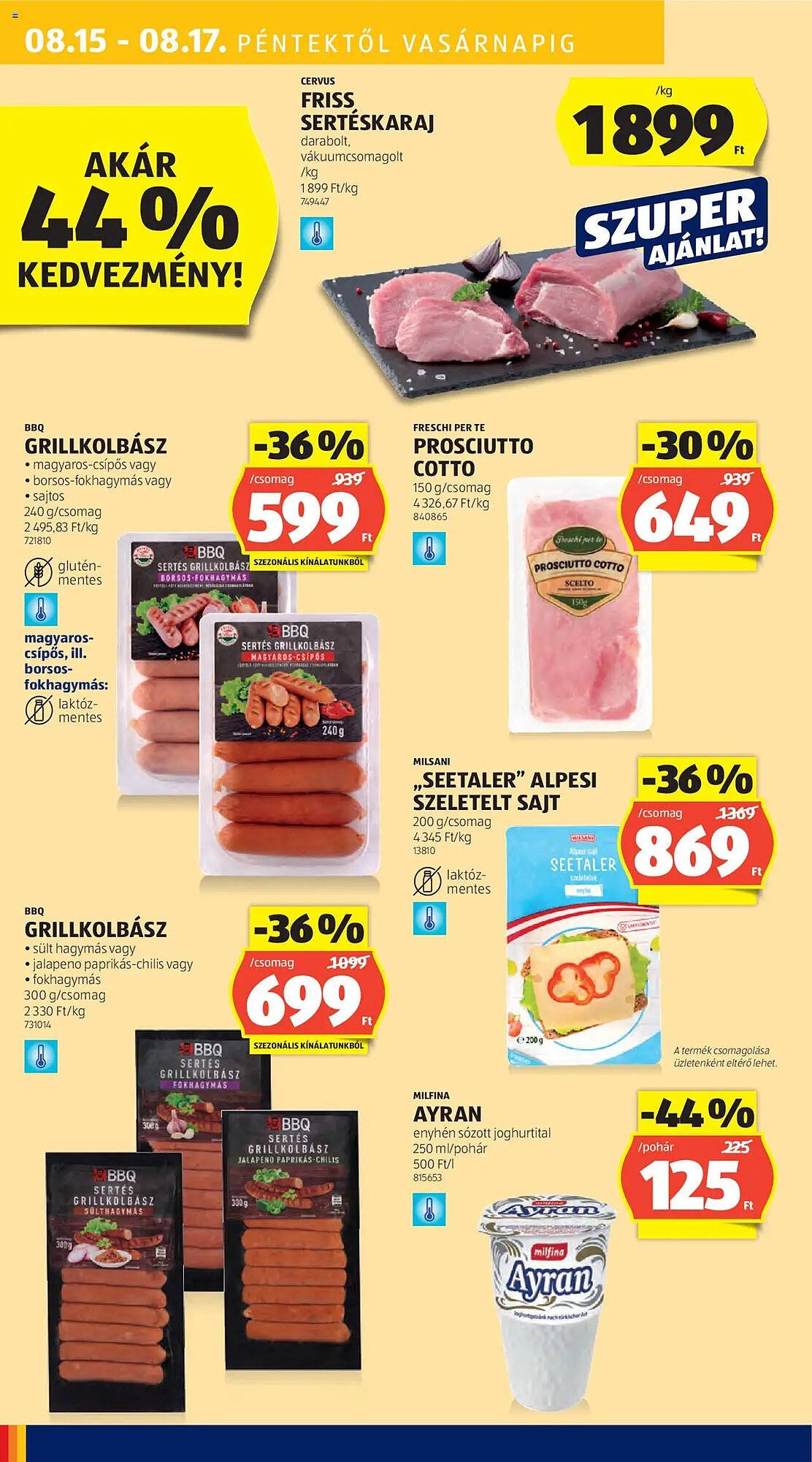 ALDI akciós újság (2025-08-14 - 2025-08-19)