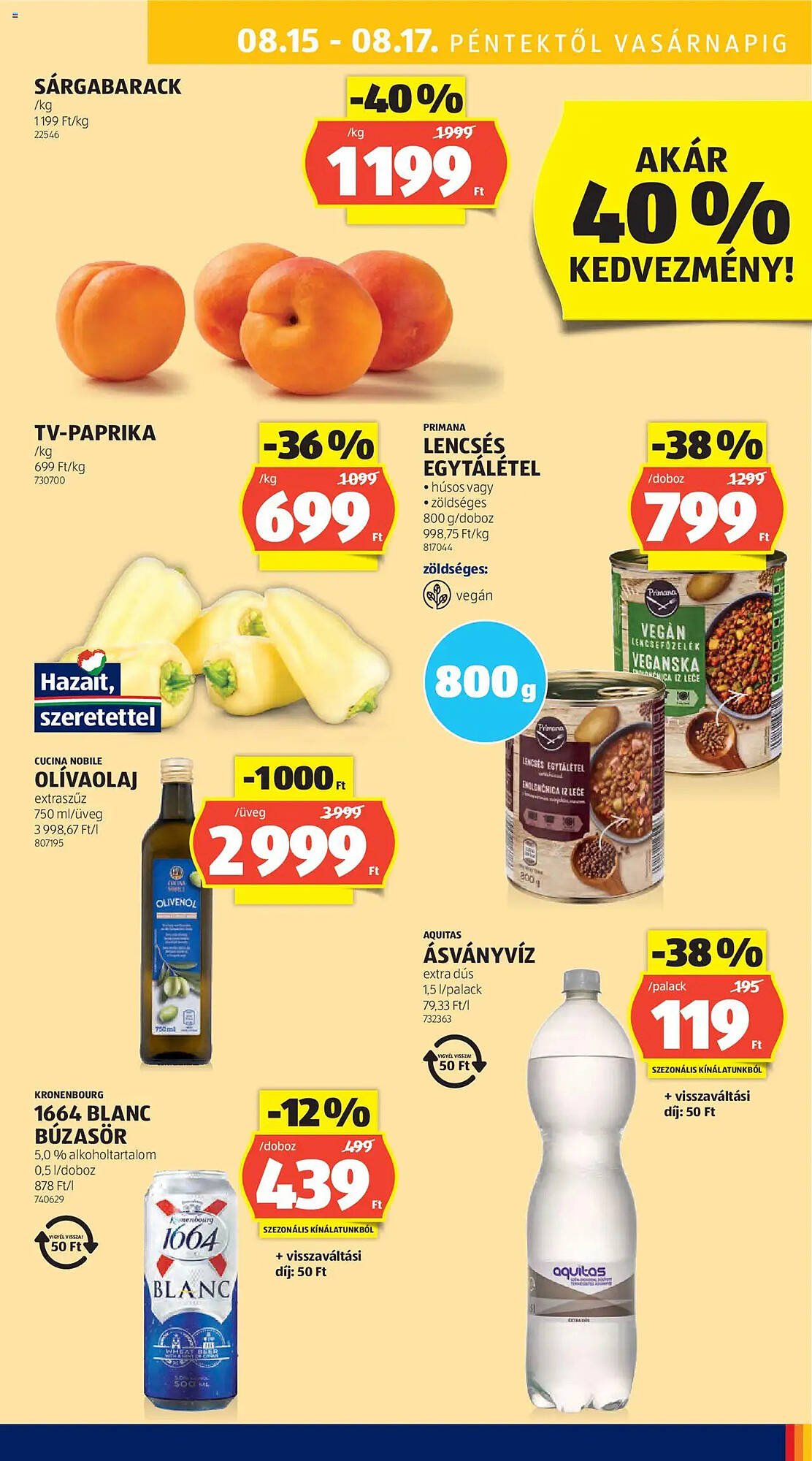 ALDI akciós újság (2025-08-14 - 2025-08-19)