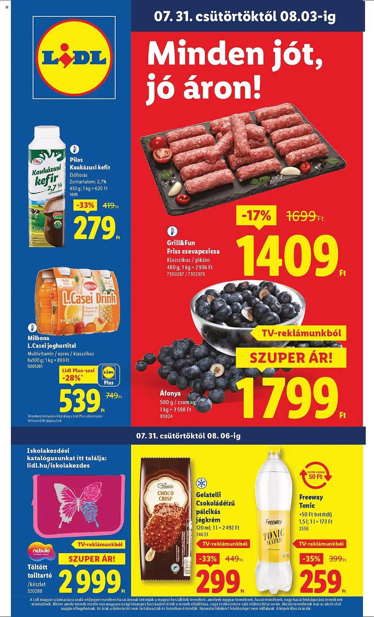 Lidl akciós újság (2025-07-31 - 2025-08-06)