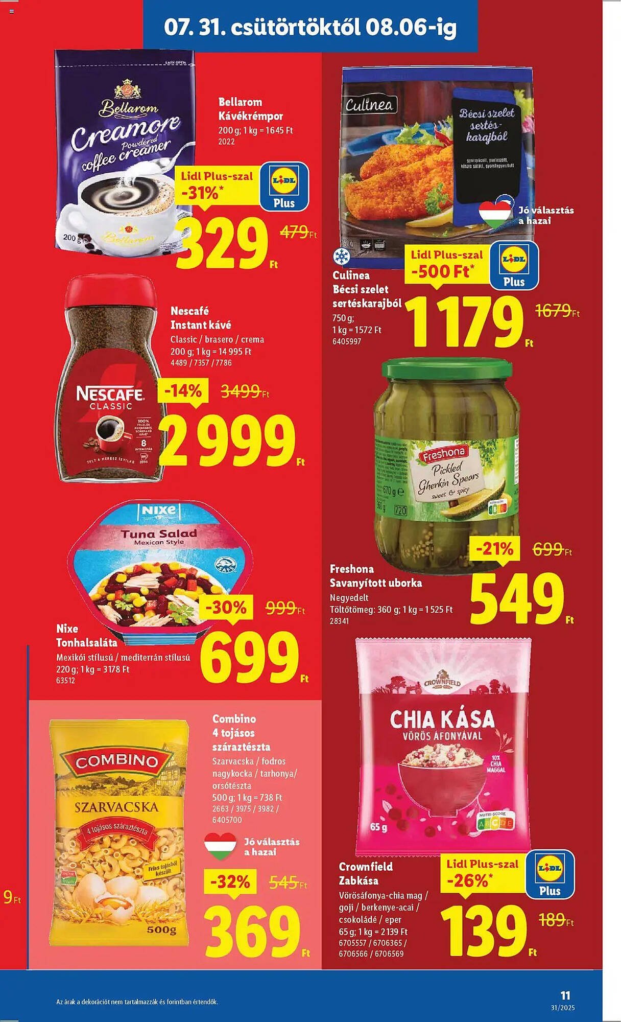 Lidl akciós újság (2025-07-31 - 2025-08-06)