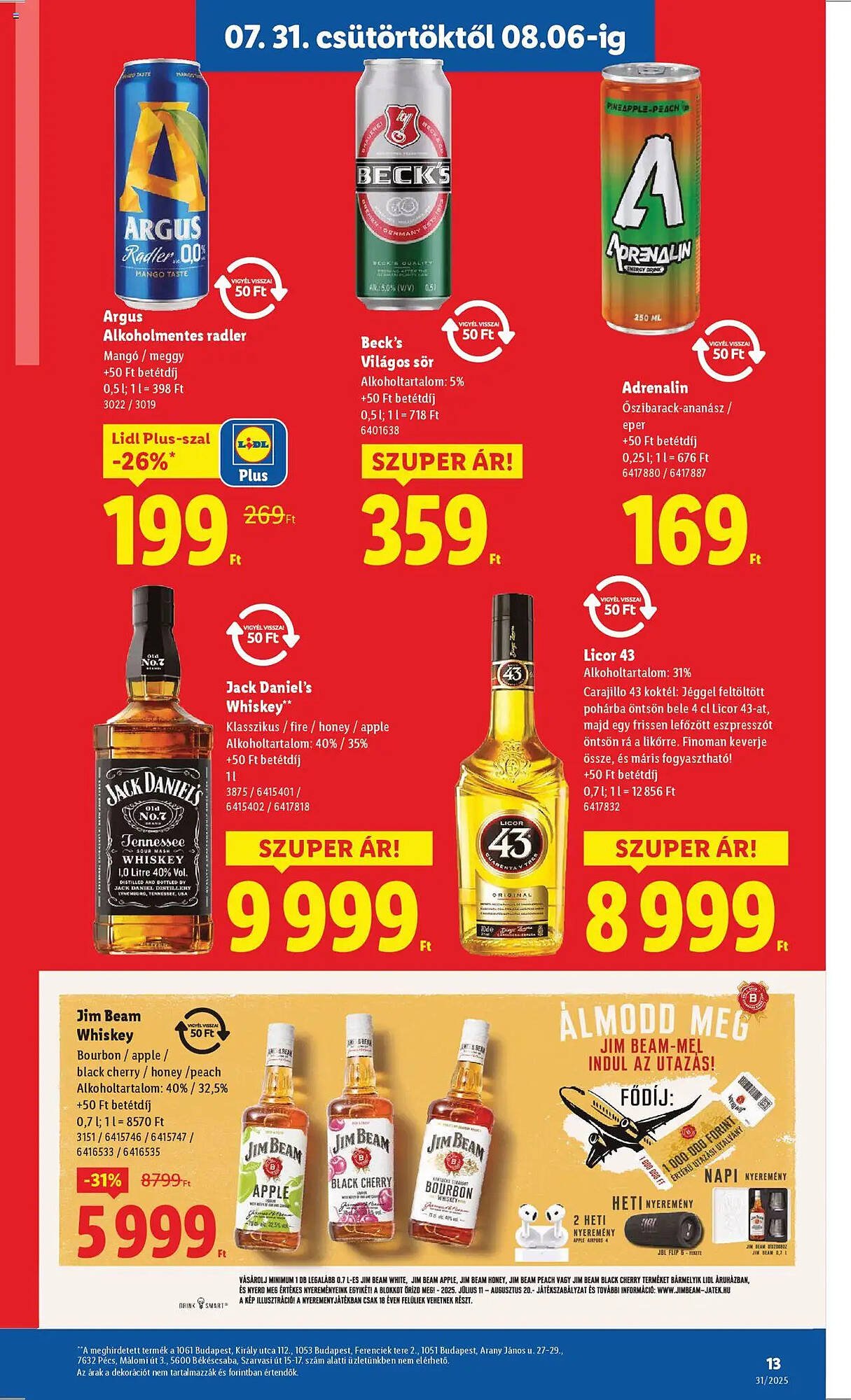 Lidl akciós újság (2025-07-31 - 2025-08-06)
