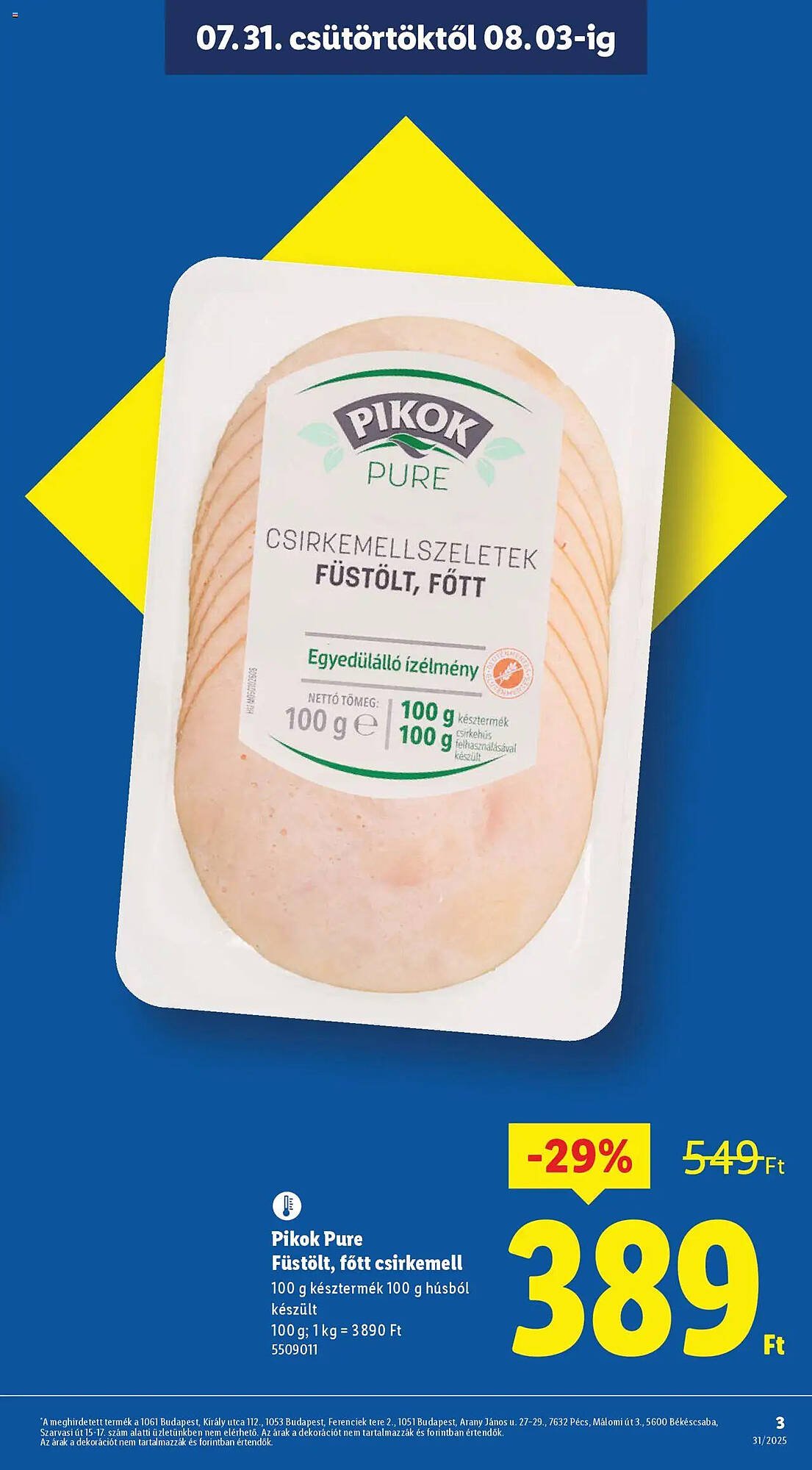 Lidl akciós újság (2025-07-31 - 2025-08-06)