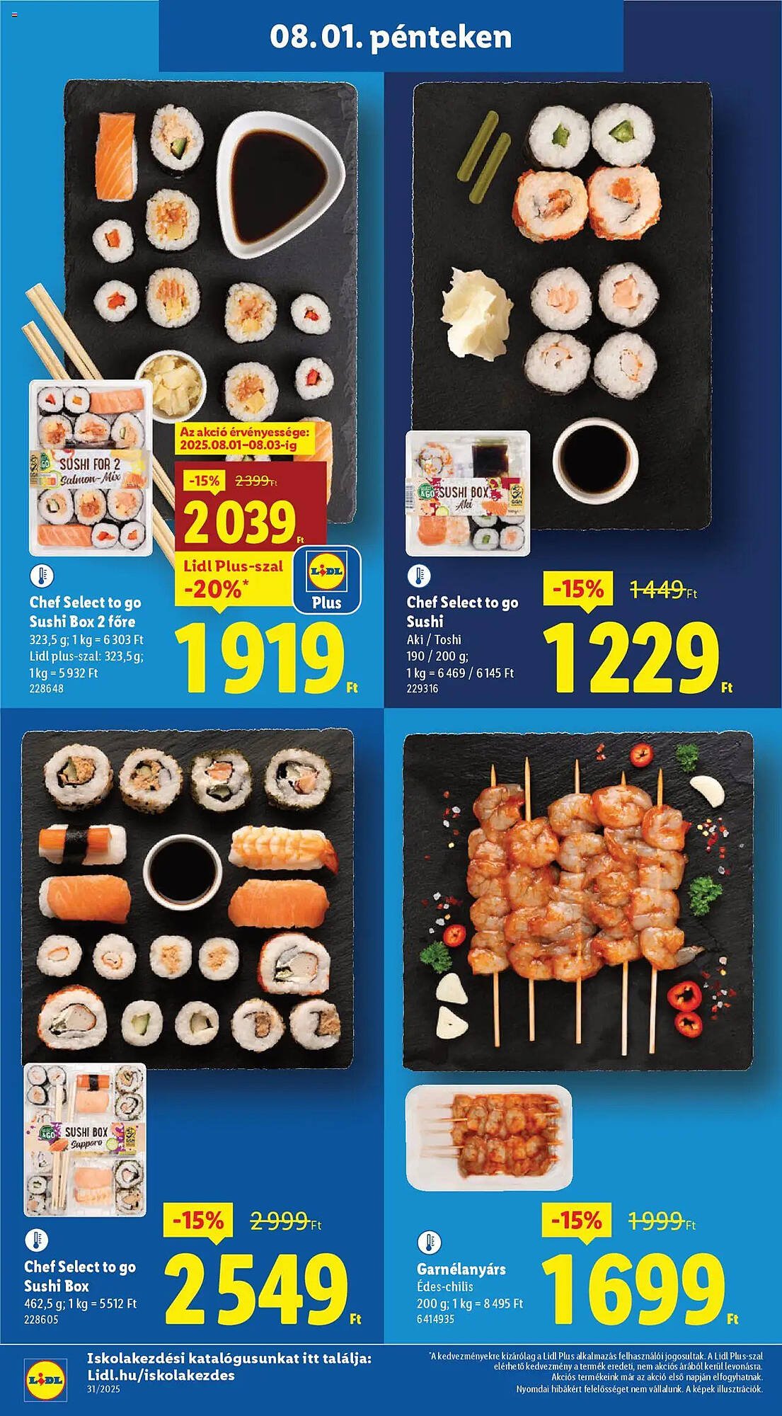 Lidl akciós újság (2025-07-31 - 2025-08-06)