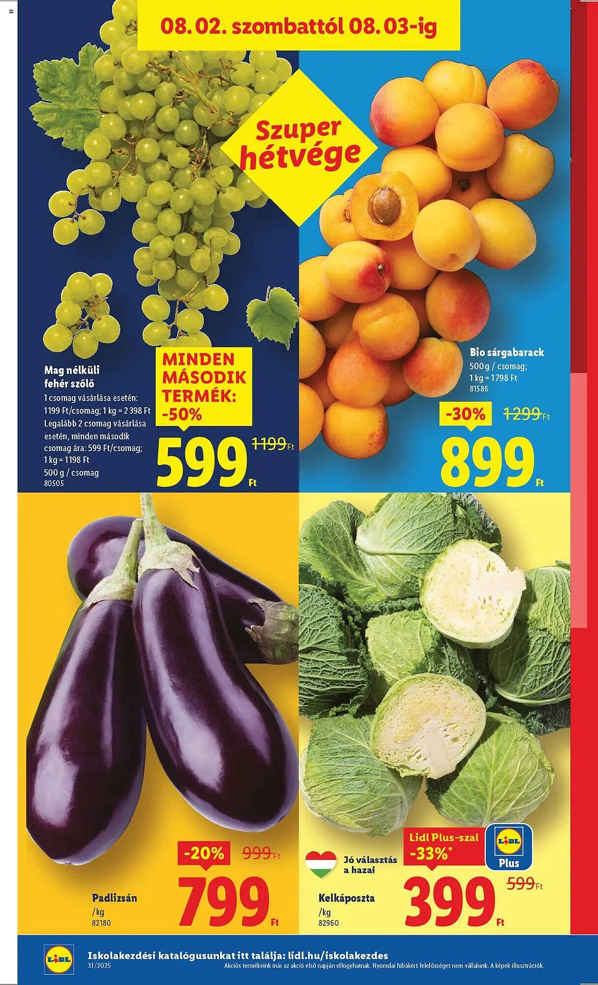 Lidl akciós újság (2025-07-31 - 2025-08-06)