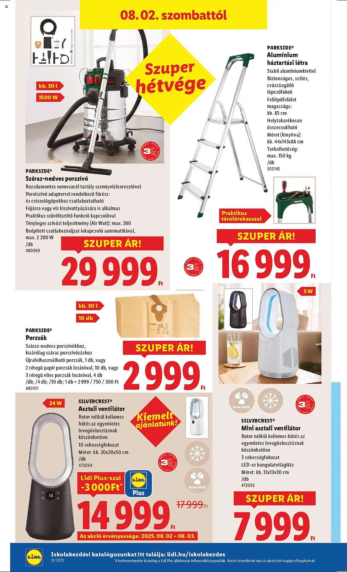 Lidl akciós újság (2025-07-31 - 2025-08-06)