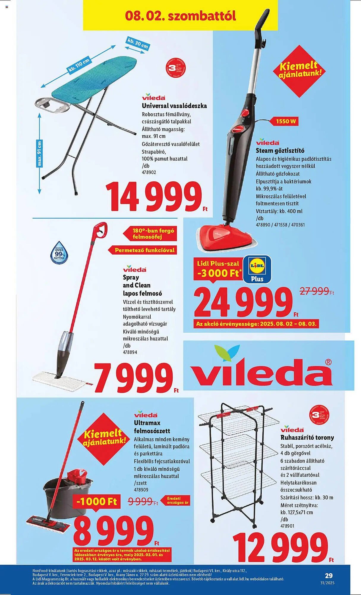 Lidl akciós újság (2025-07-31 - 2025-08-06)