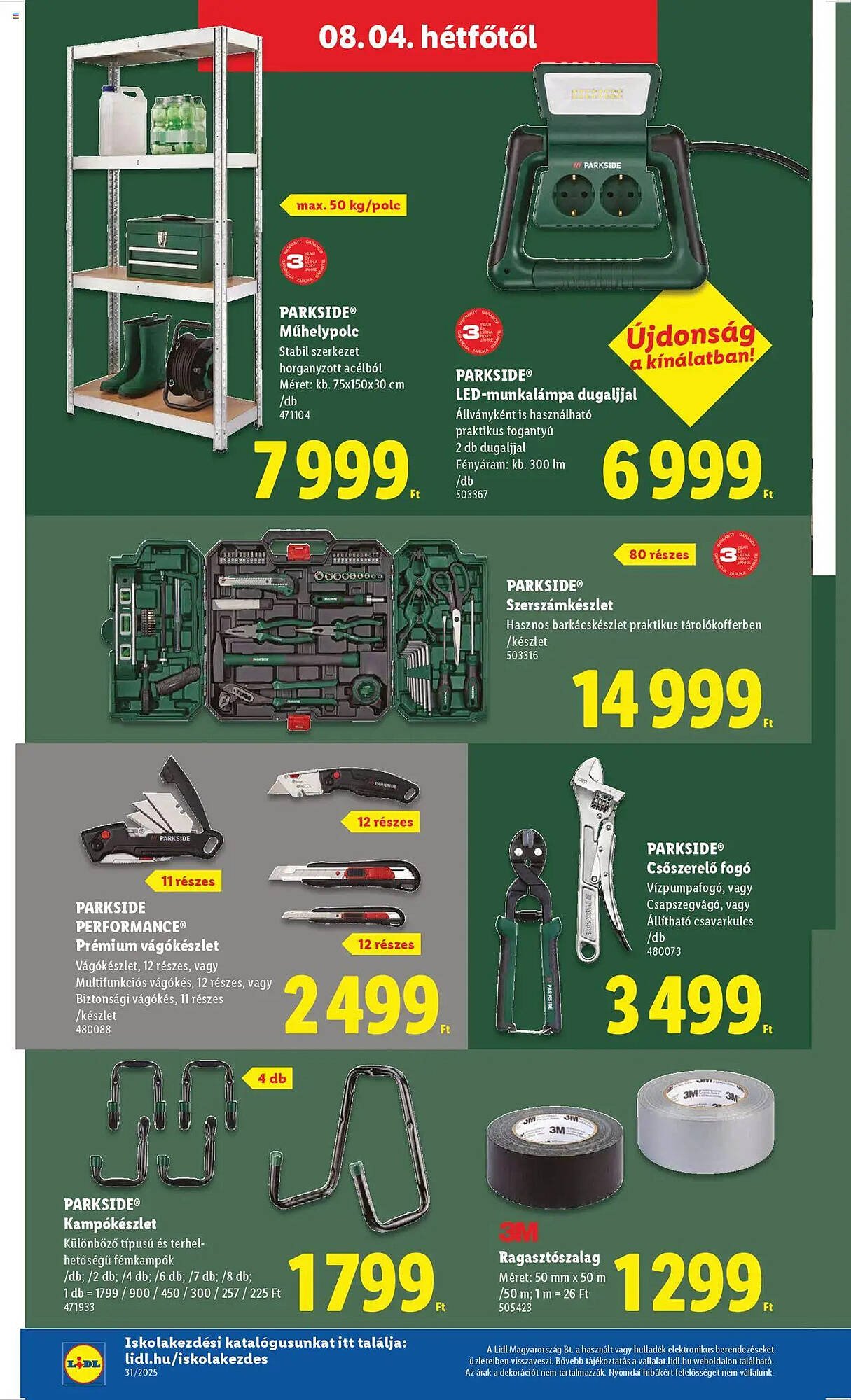 Lidl akciós újság (2025-07-31 - 2025-08-06)
