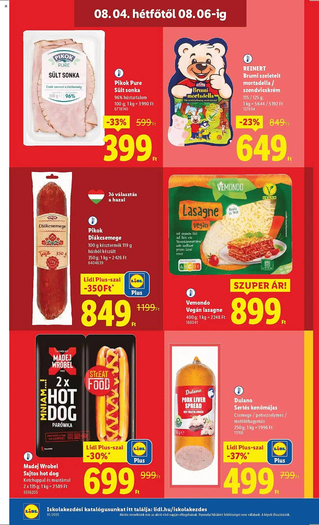 Lidl akciós újság (2025-07-31 - 2025-08-06)