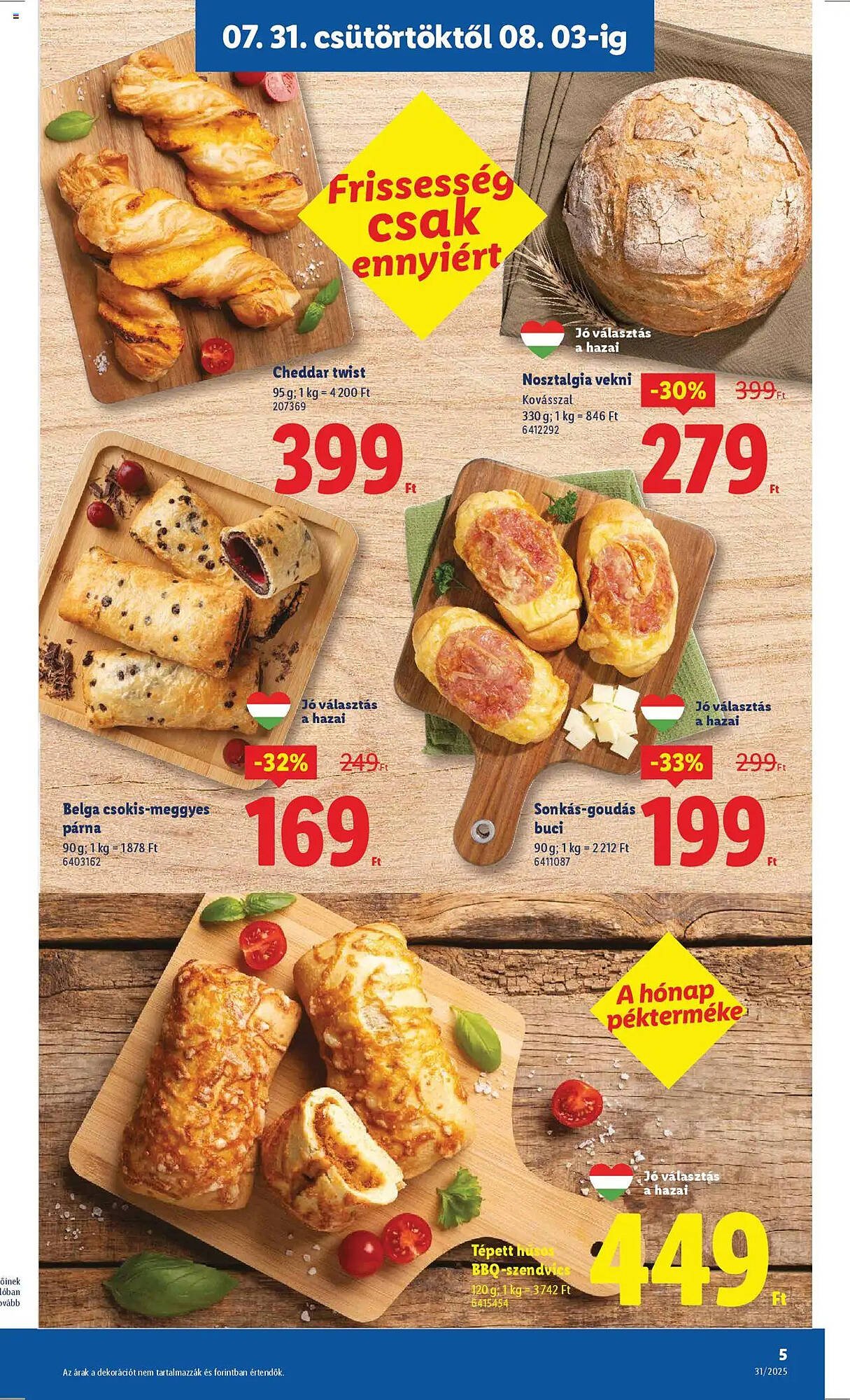 Lidl akciós újság (2025-07-31 - 2025-08-06)