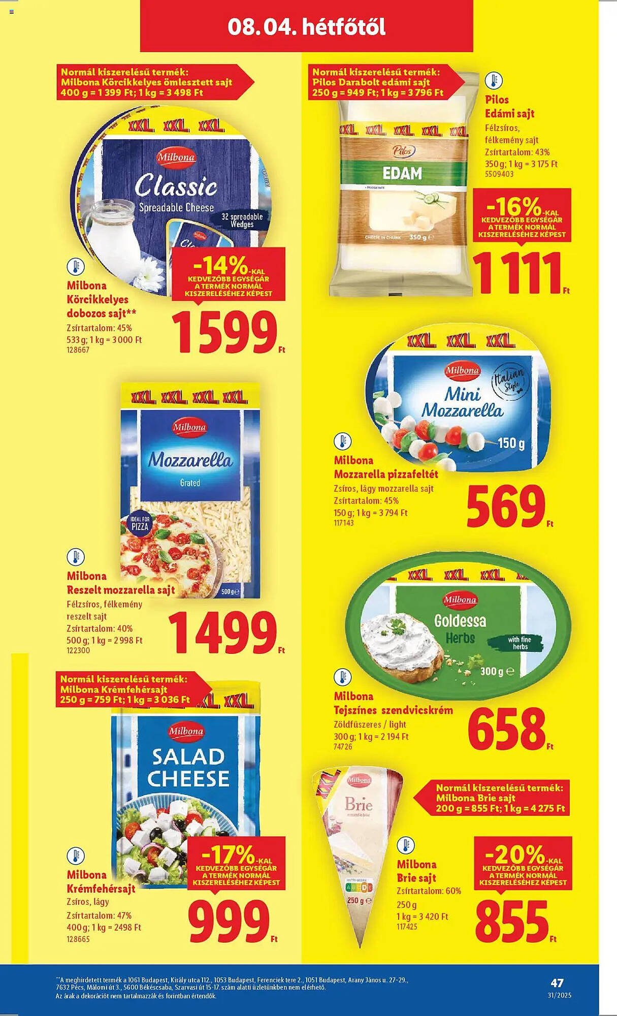Lidl akciós újság (2025-07-31 - 2025-08-06)