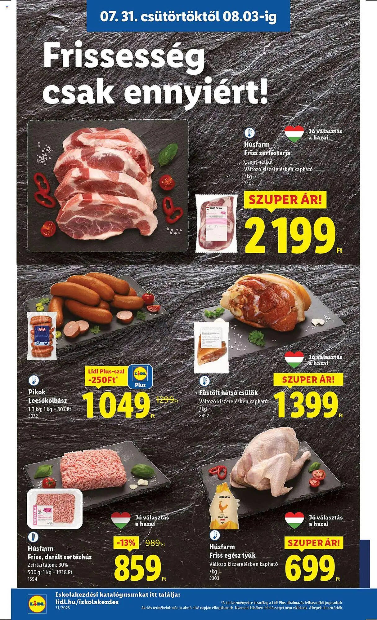 Lidl akciós újság (2025-07-31 - 2025-08-06)