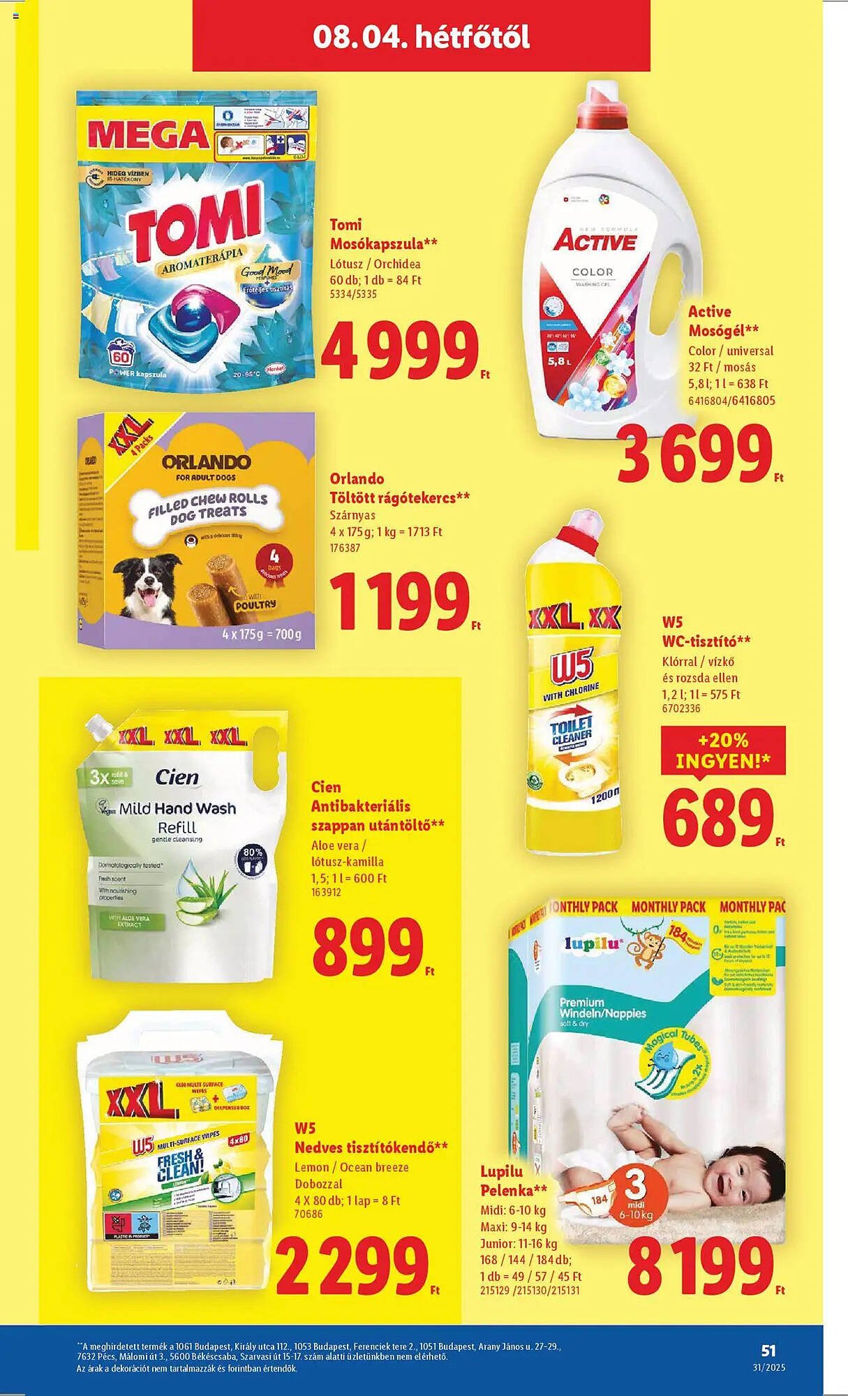Lidl akciós újság (2025-07-31 - 2025-08-06)