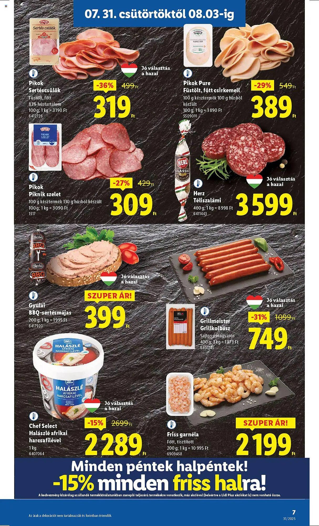 Lidl akciós újság (2025-07-31 - 2025-08-06)