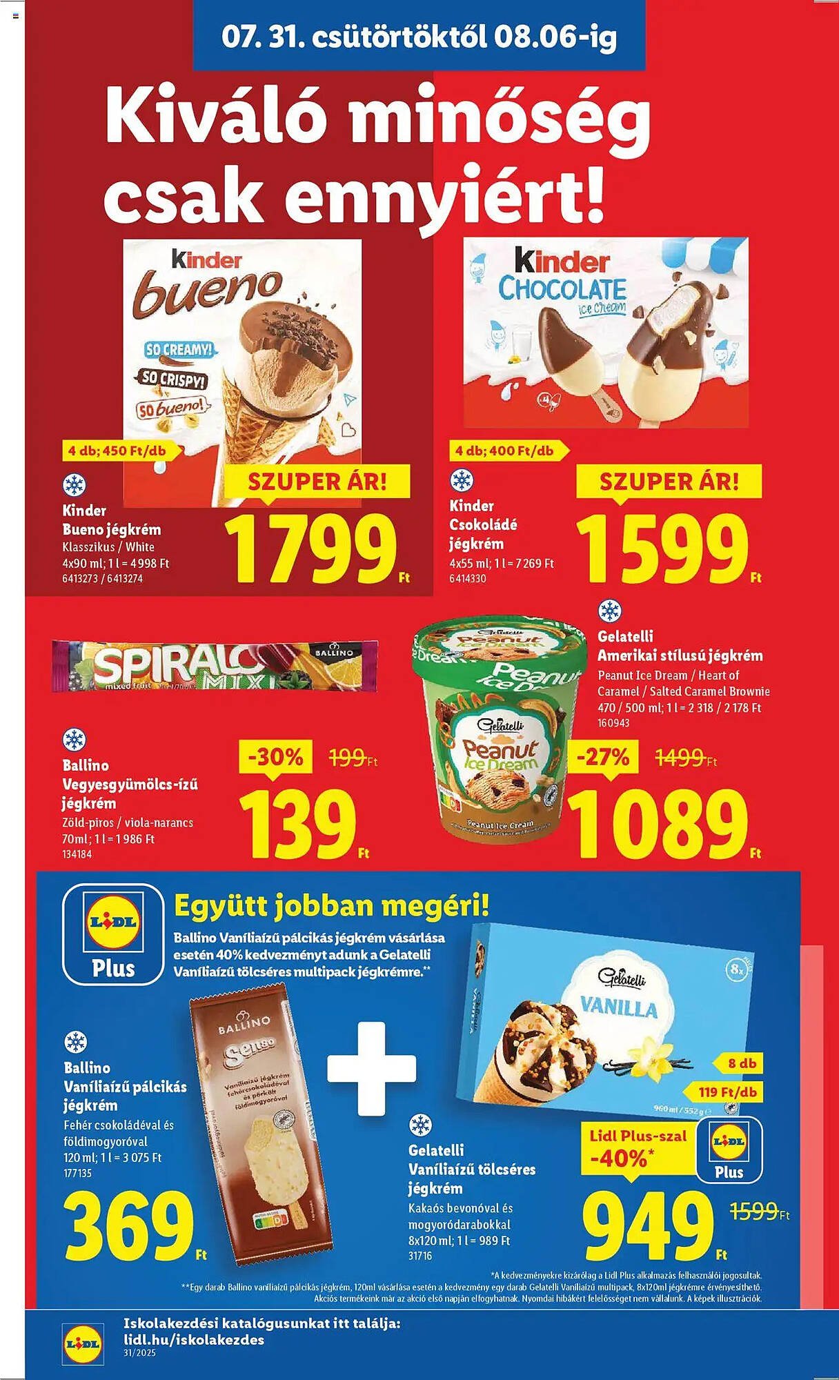 Lidl akciós újság (2025-07-31 - 2025-08-06)