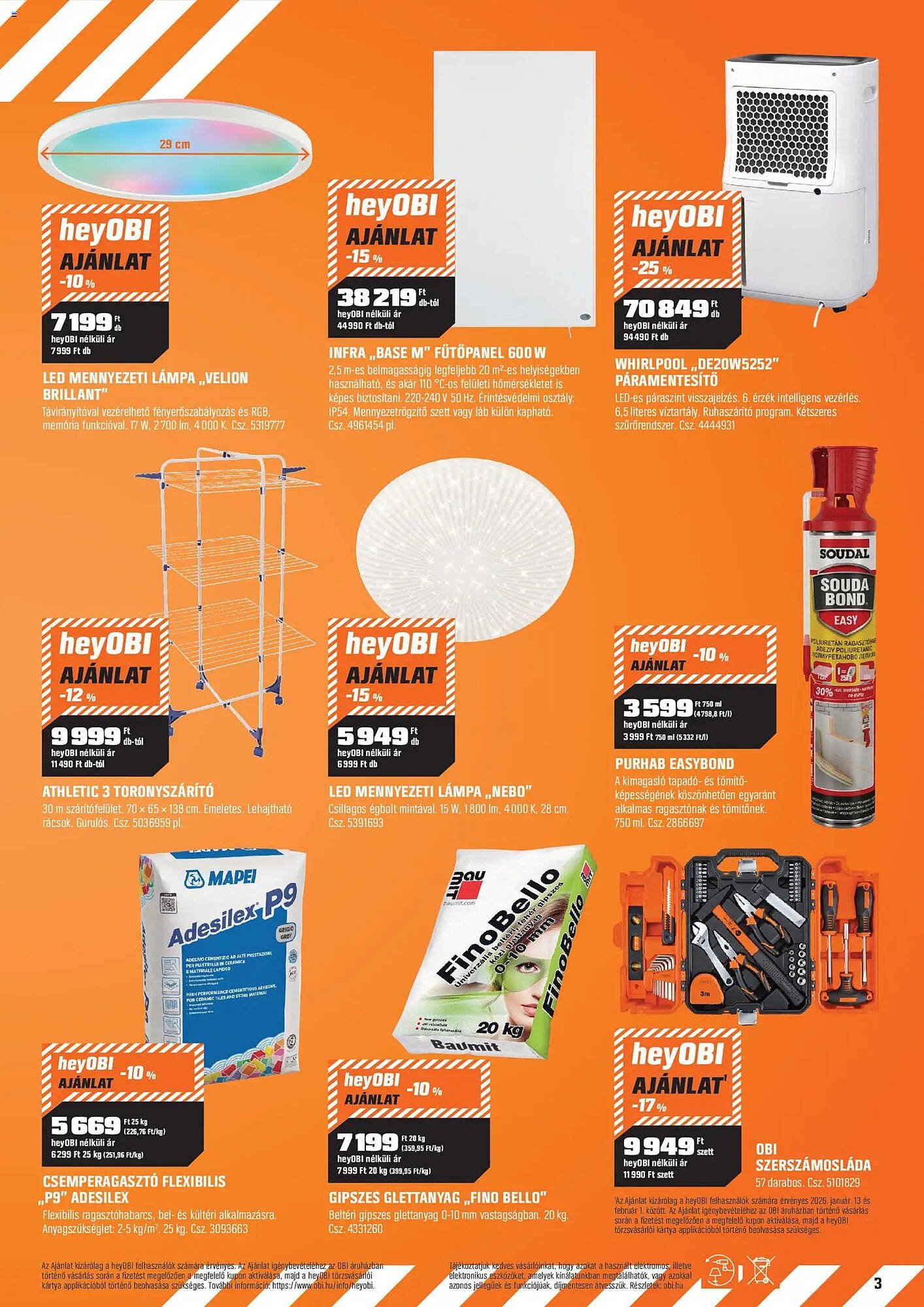 OBI akciós újság (2025-12-30 - 2026-02-01)