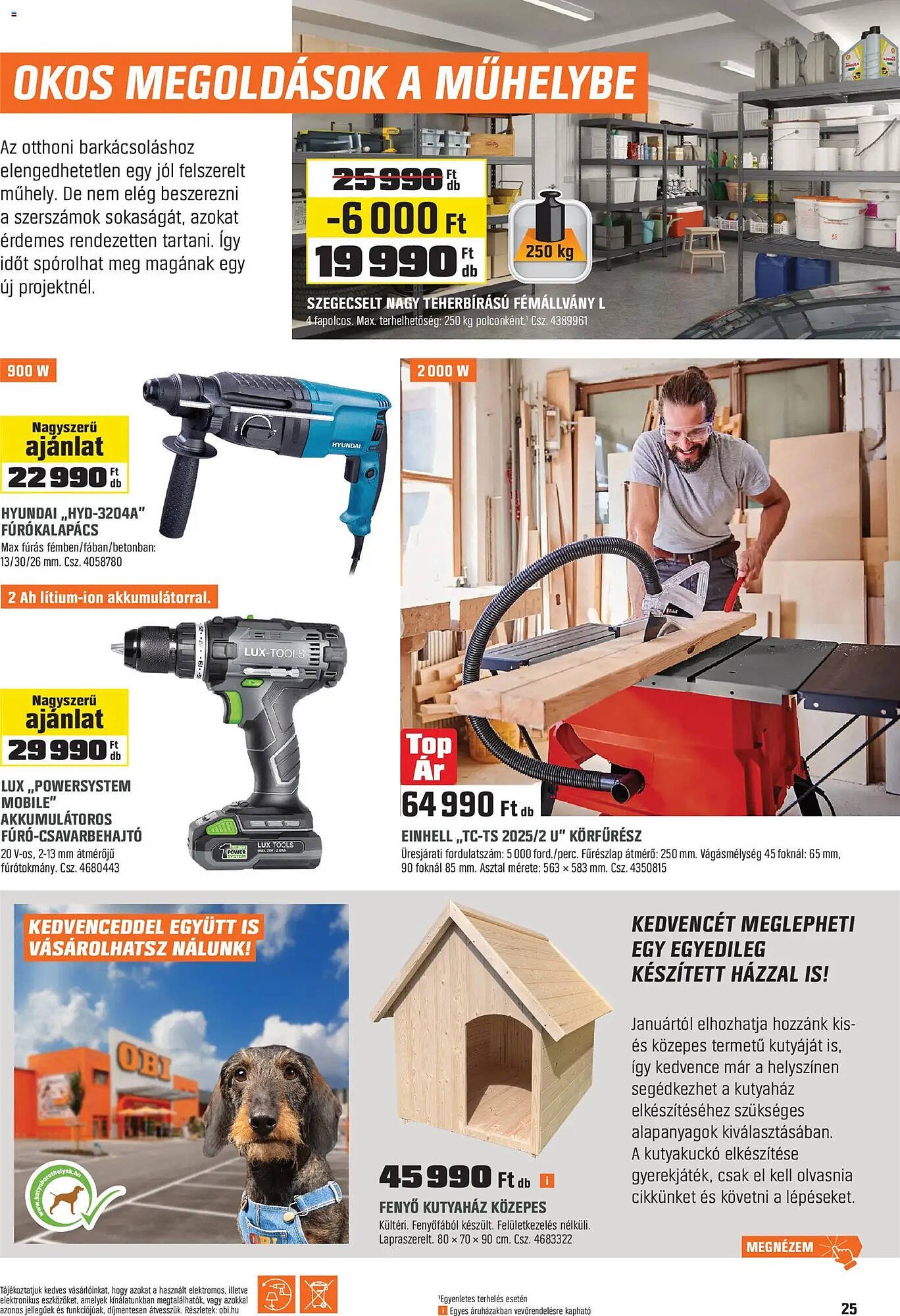 OBI akciós újság (2025-12-30 - 2026-02-01)