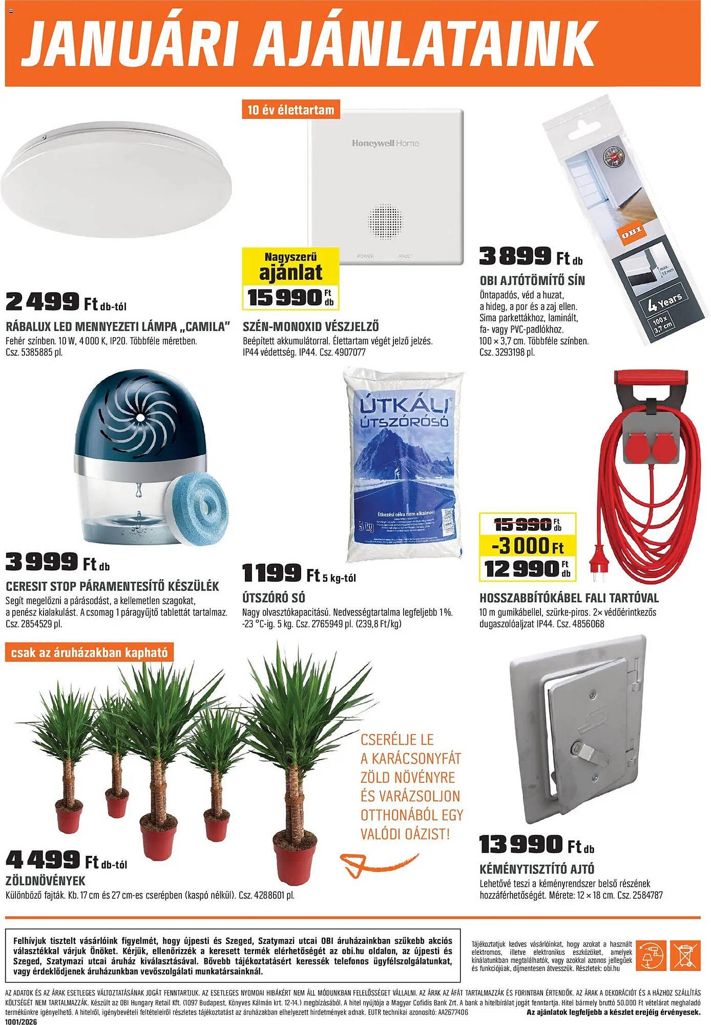 OBI akciós újság (2025-12-30 - 2026-02-01)