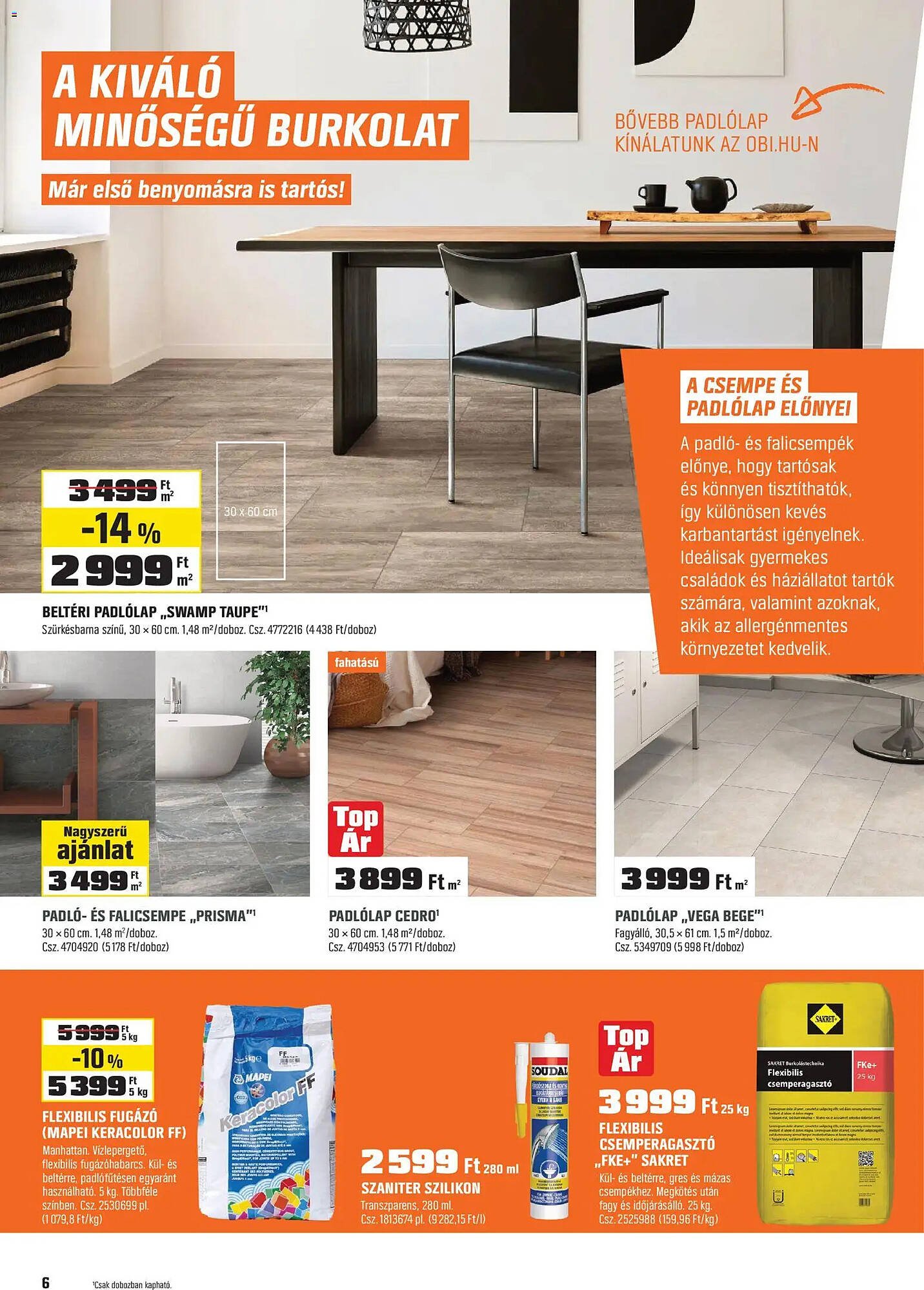 OBI akciós újság (2025-12-30 - 2026-02-01)