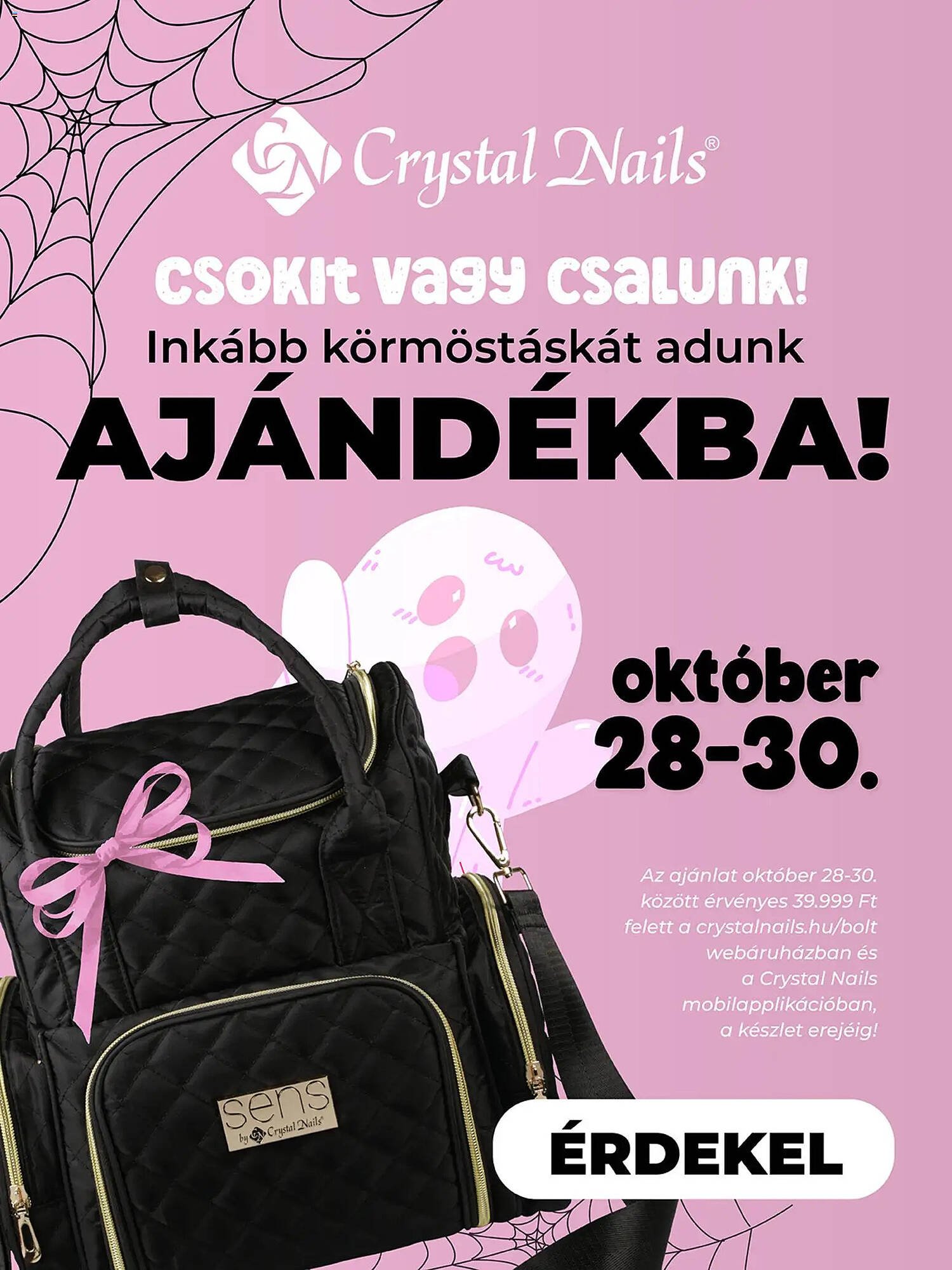 Crystal Nails akciós újság (2025-10-28 - 2025-10-30)