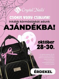 Crystal Nails akciós újság (2025-10-28 - 2025-10-30)