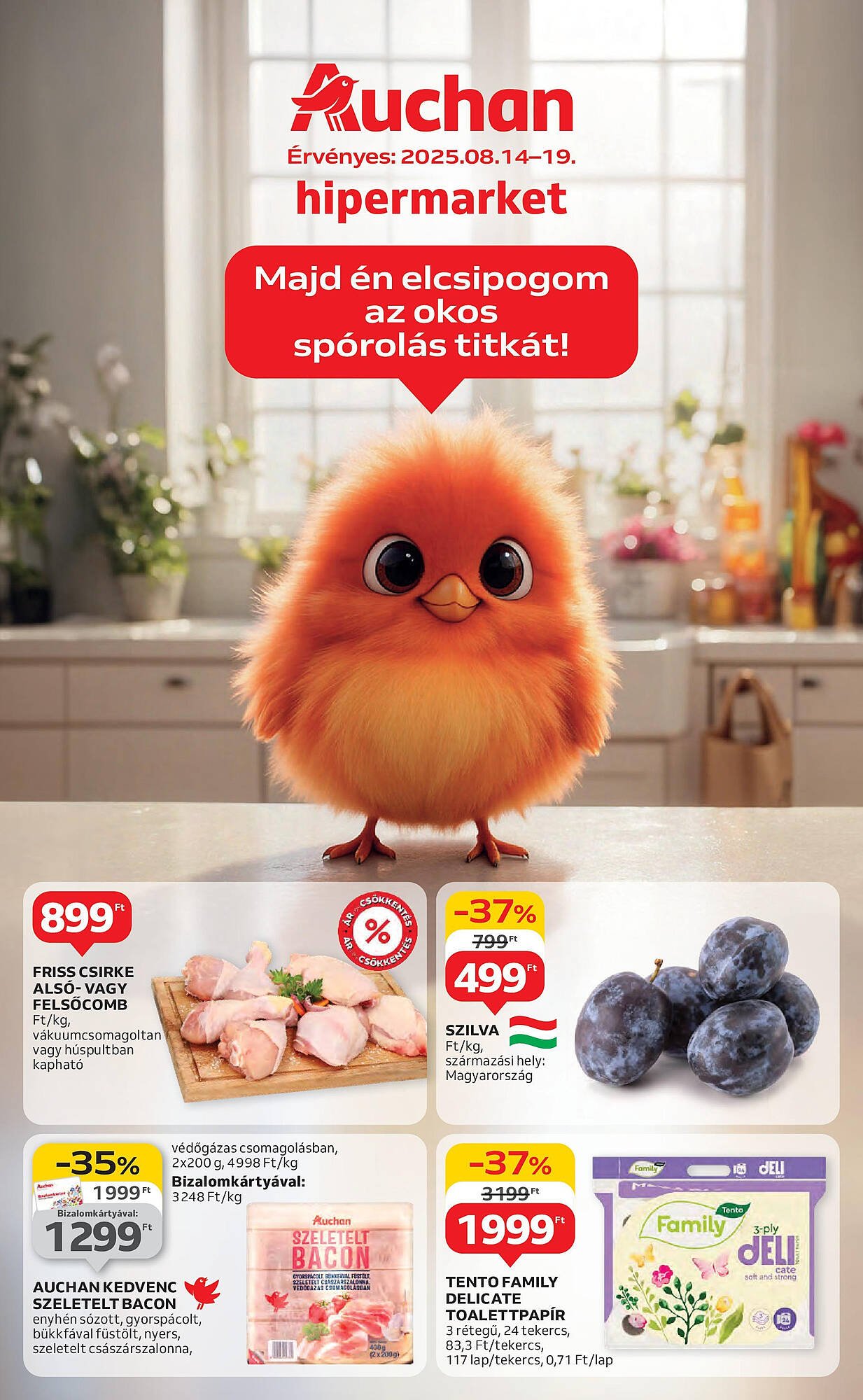 Auchan akciós újság (2025-08-14 - 2025-08-19)