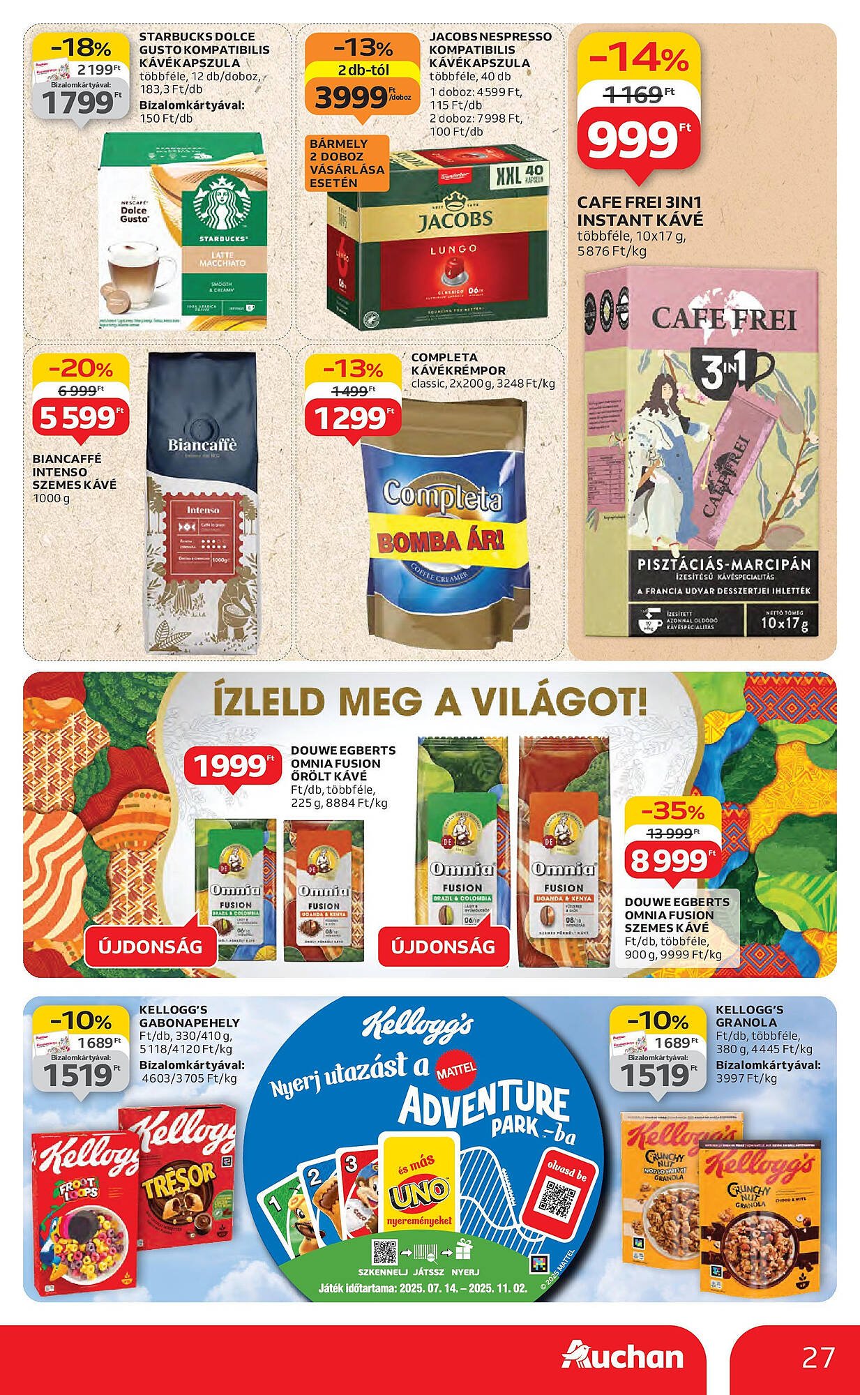 Auchan akciós újság (2025-08-14 - 2025-08-19)