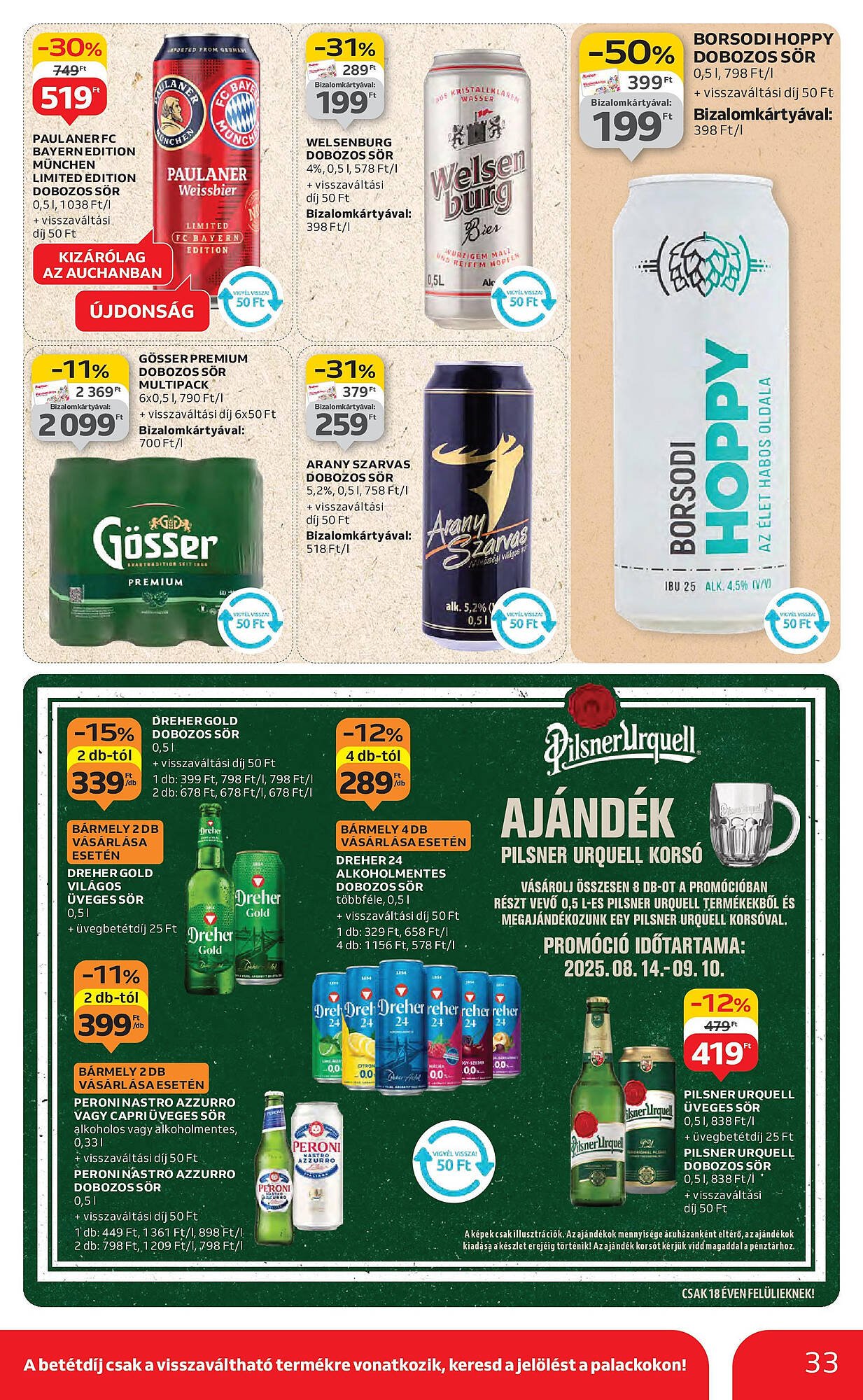 Auchan akciós újság (2025-08-14 - 2025-08-19)