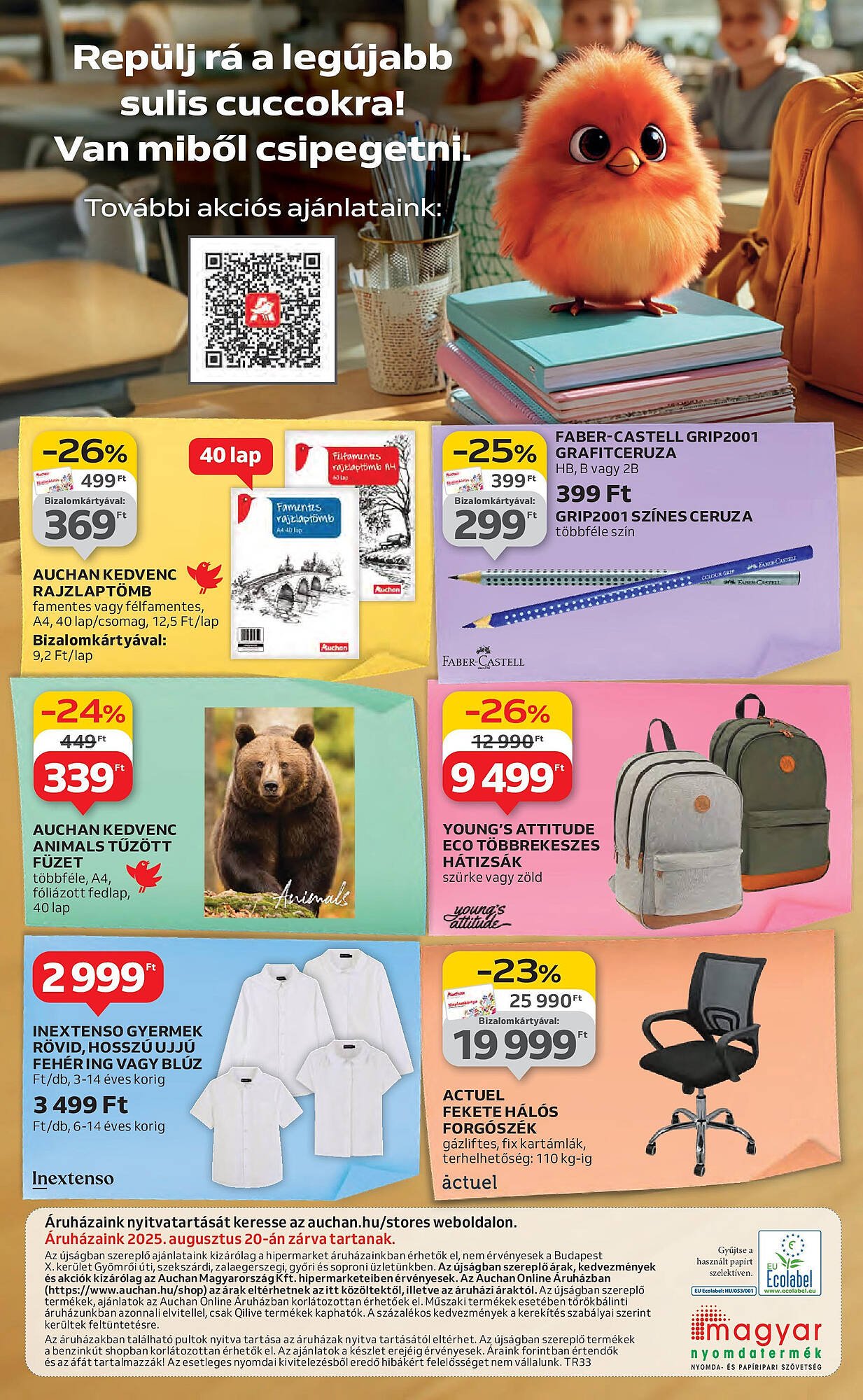 Auchan akciós újság (2025-08-14 - 2025-08-19)