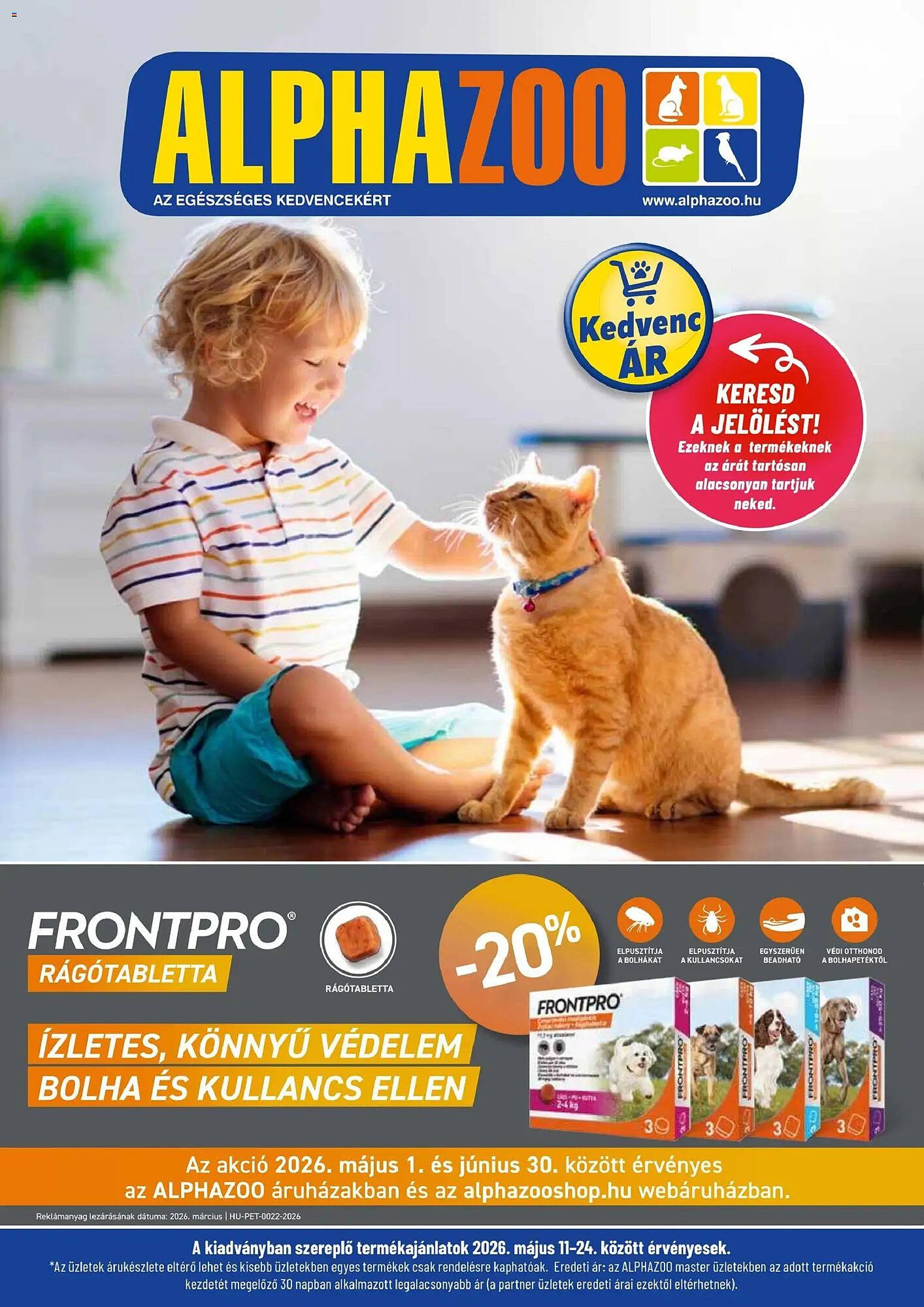 Alpha Zoo akciós újság (2026-05-11 - 2026-05-24)