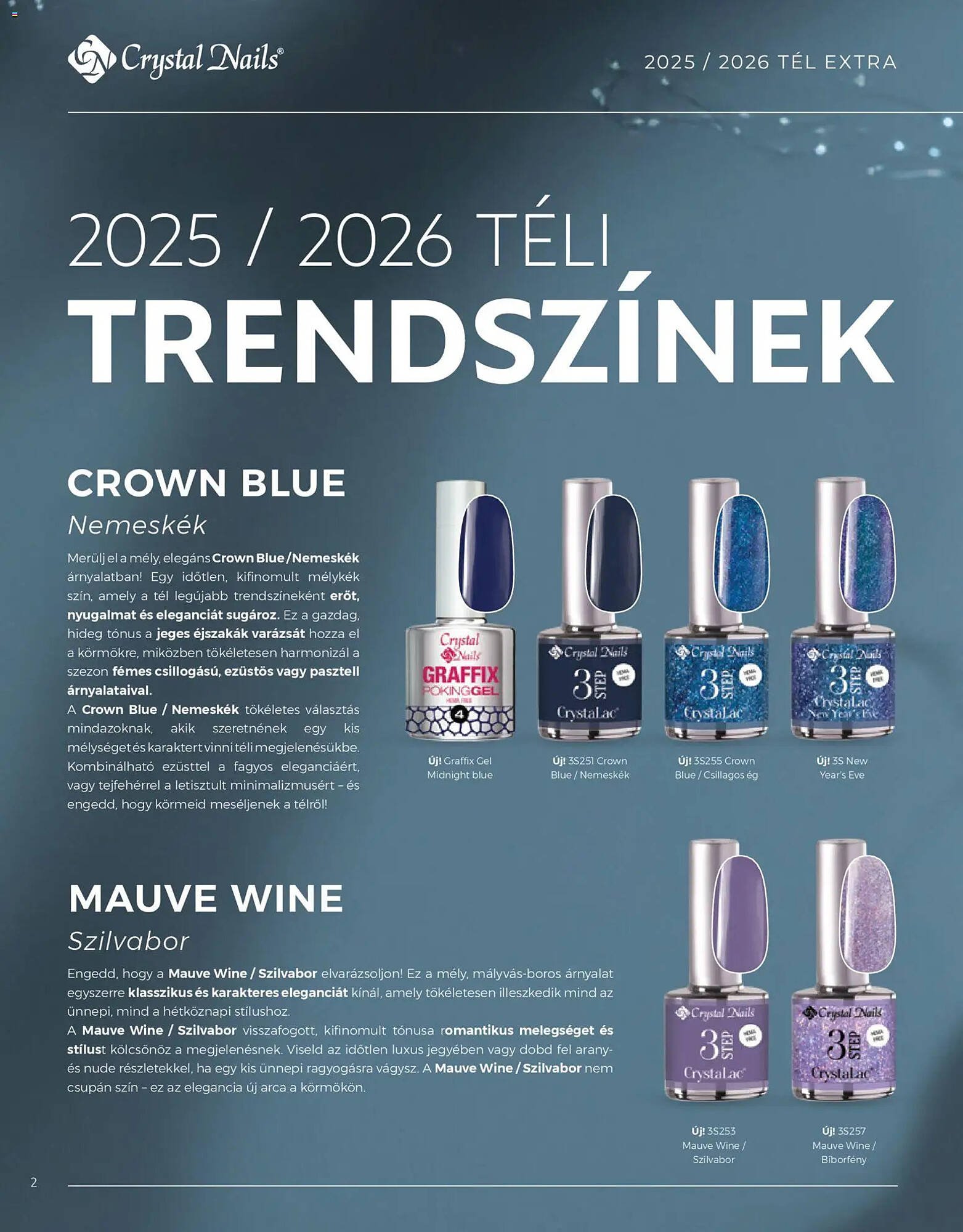 Crystal Nails akciós újság (2025-12-01 - 2026-02-28)