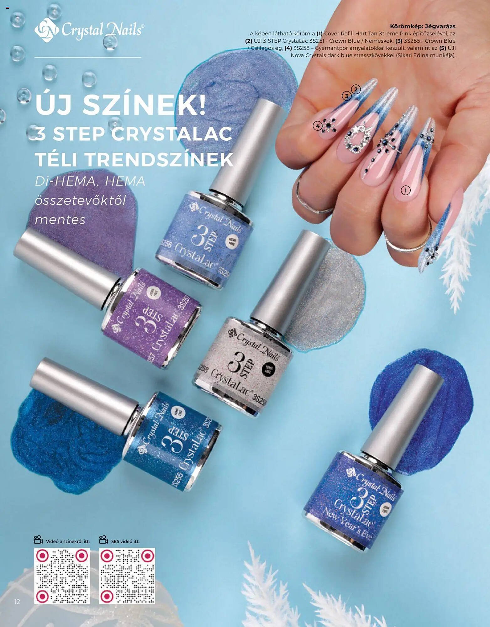 Crystal Nails akciós újság (2025-12-01 - 2026-02-28)