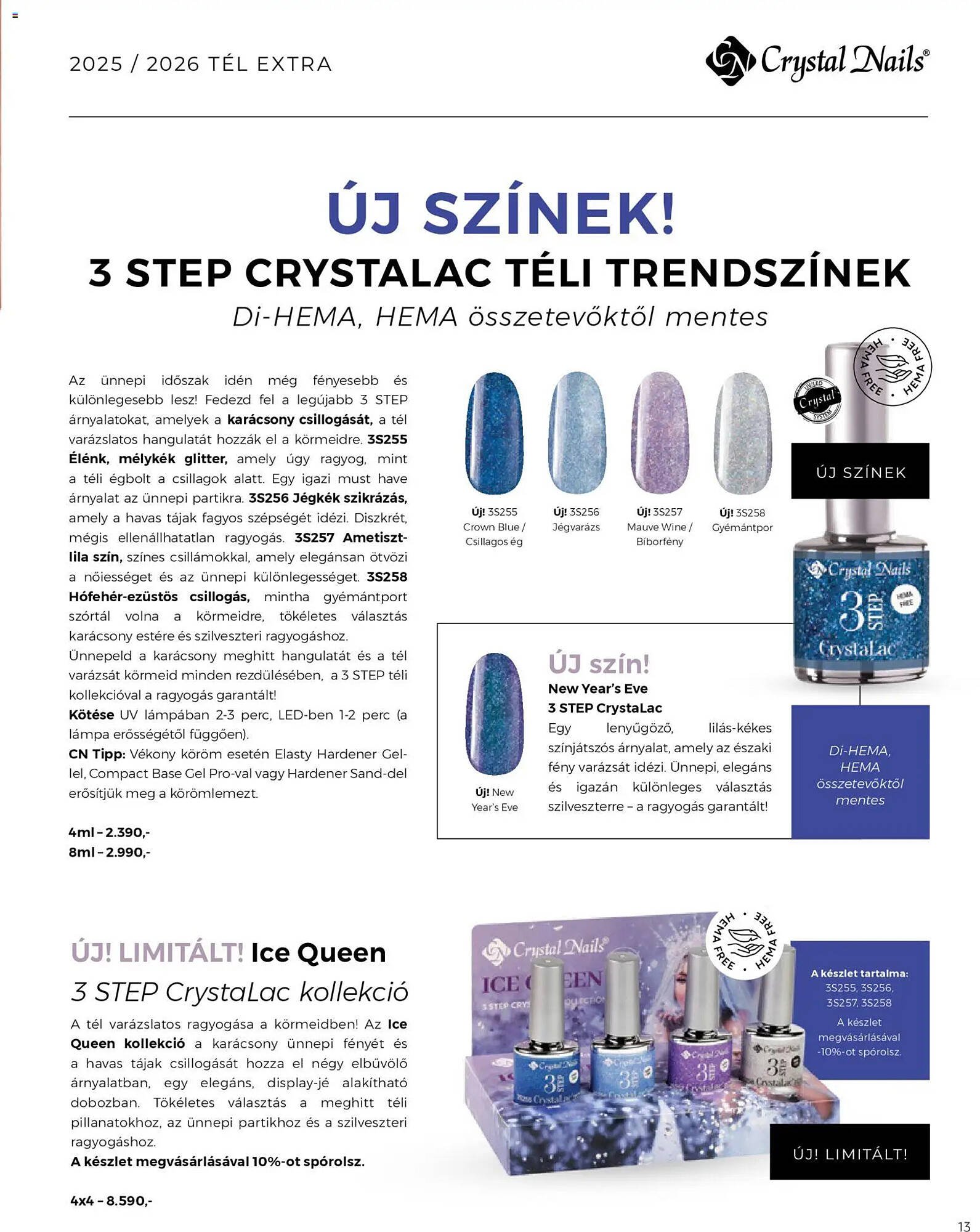 Crystal Nails akciós újság (2025-12-01 - 2026-02-28)