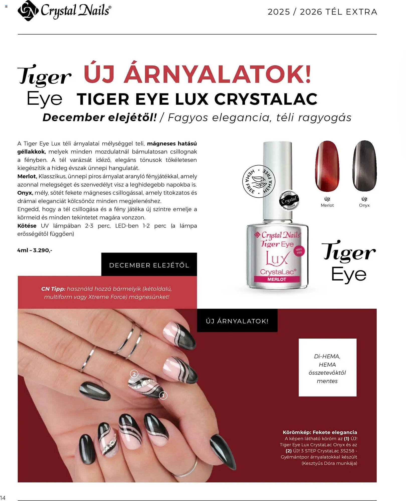 Crystal Nails akciós újság (2025-12-01 - 2026-02-28)