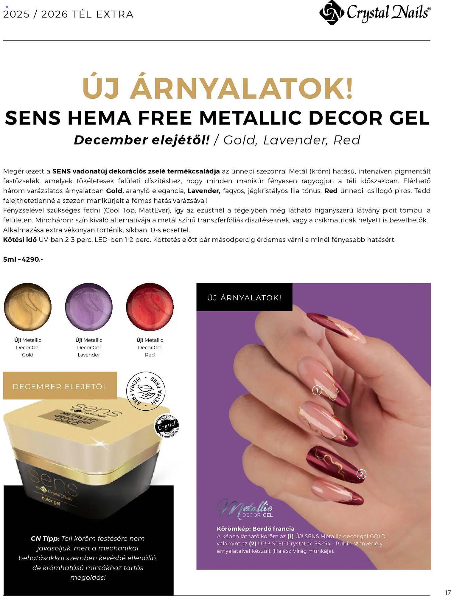 Crystal Nails akciós újság (2025-12-01 - 2026-02-28)